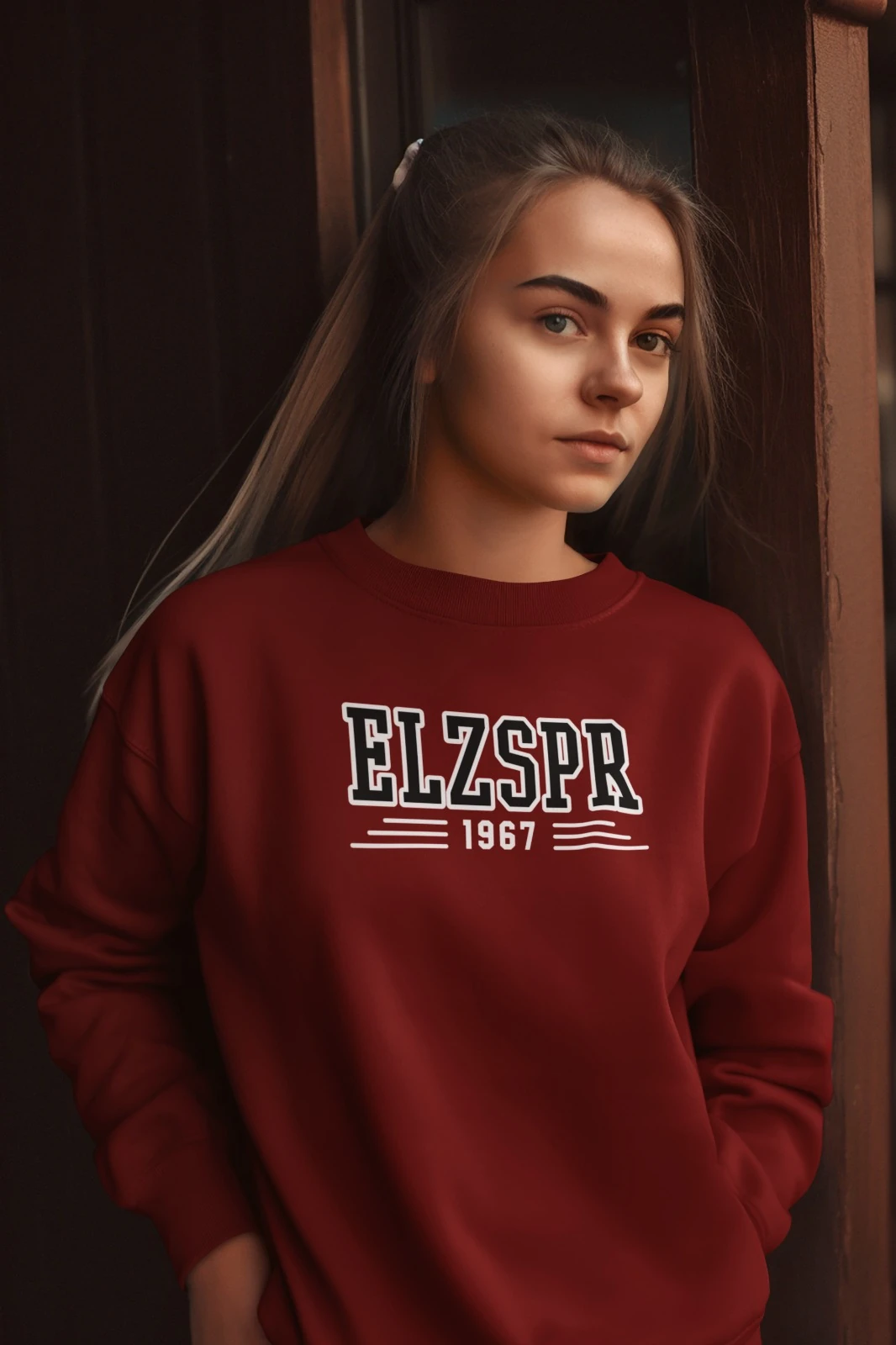 Elazığspor Kadın Elzspr Bordo Kazak Sweat