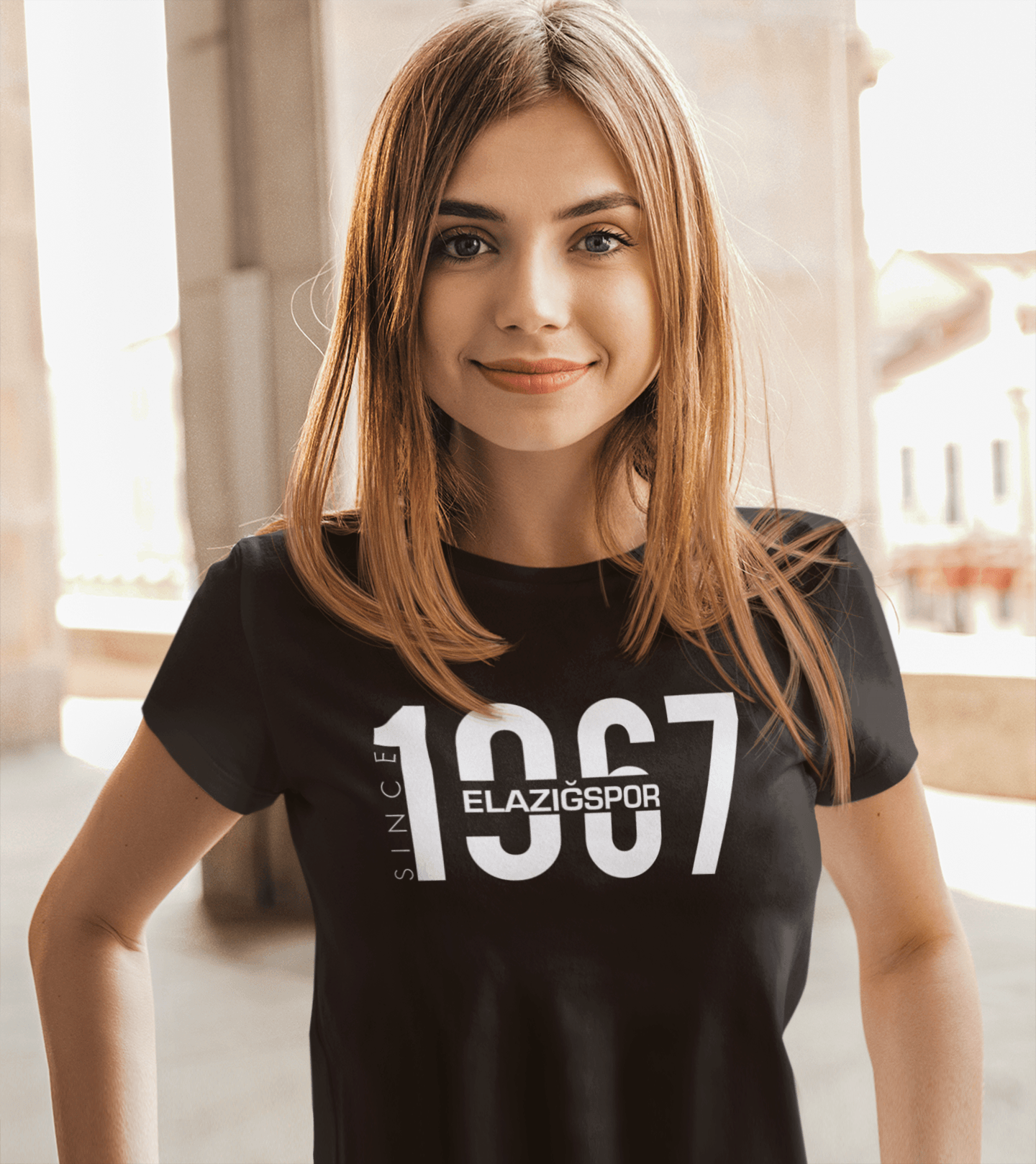 Elazığspor Kadın 1967 Siyah Tişört