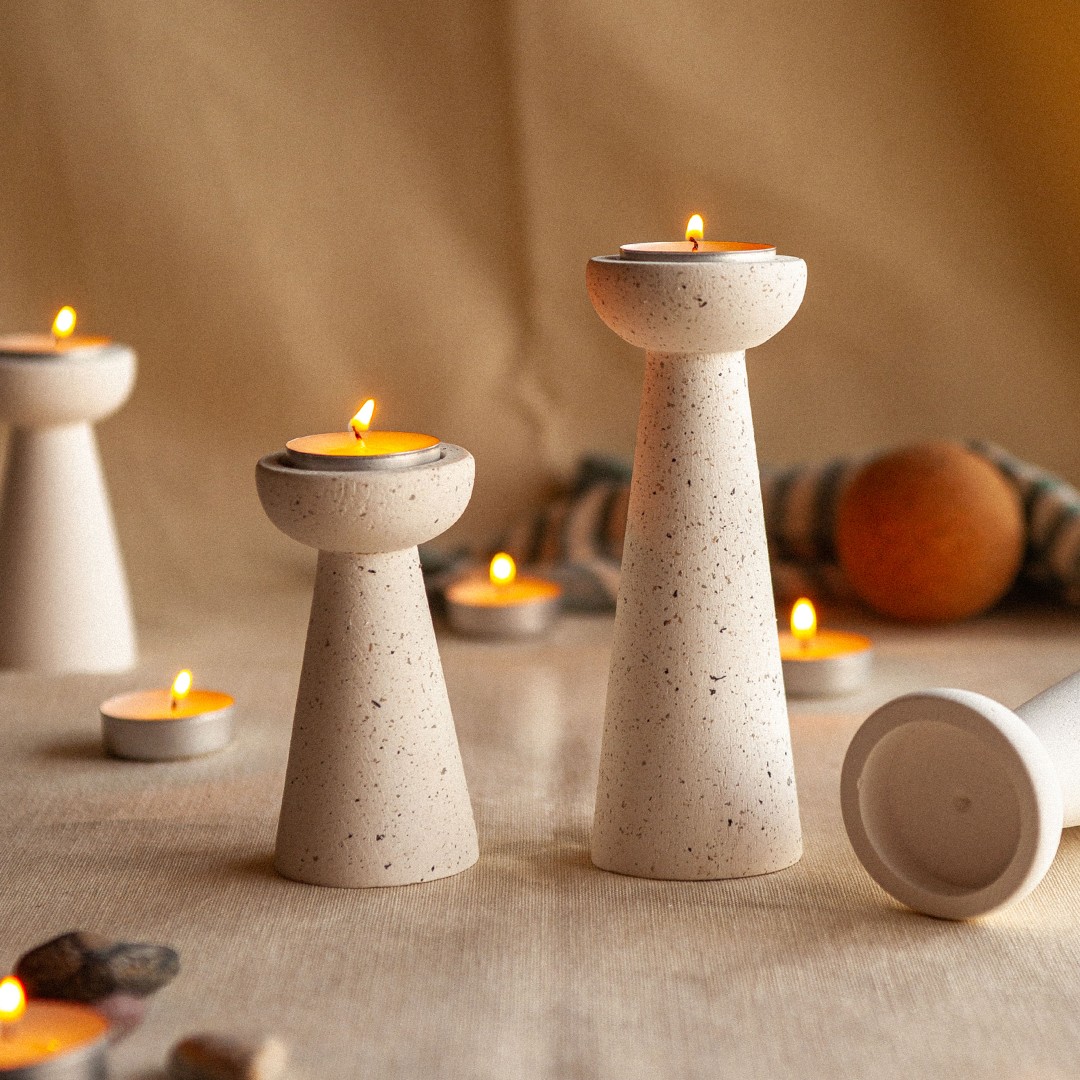 Mantar Tealight Mumluk image