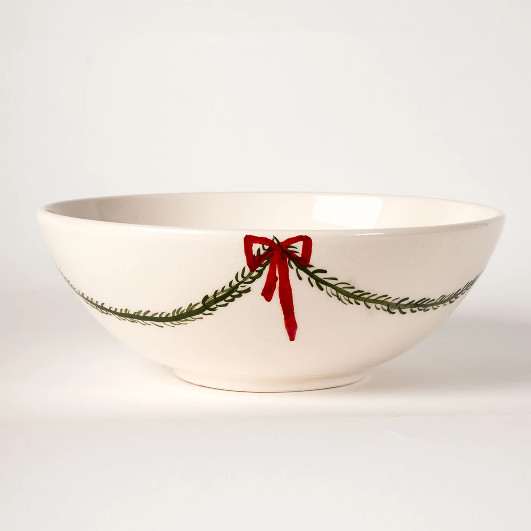 New Year Wreath Oval Kase Serisi - Holiday Garland