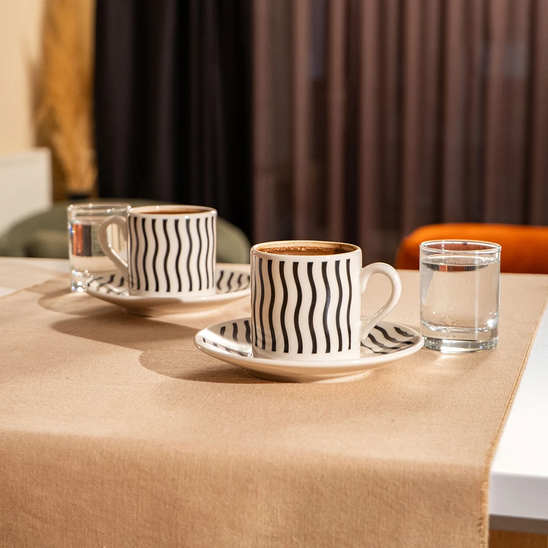 MonoMood Fincan Seti 4 Parça - Ripple