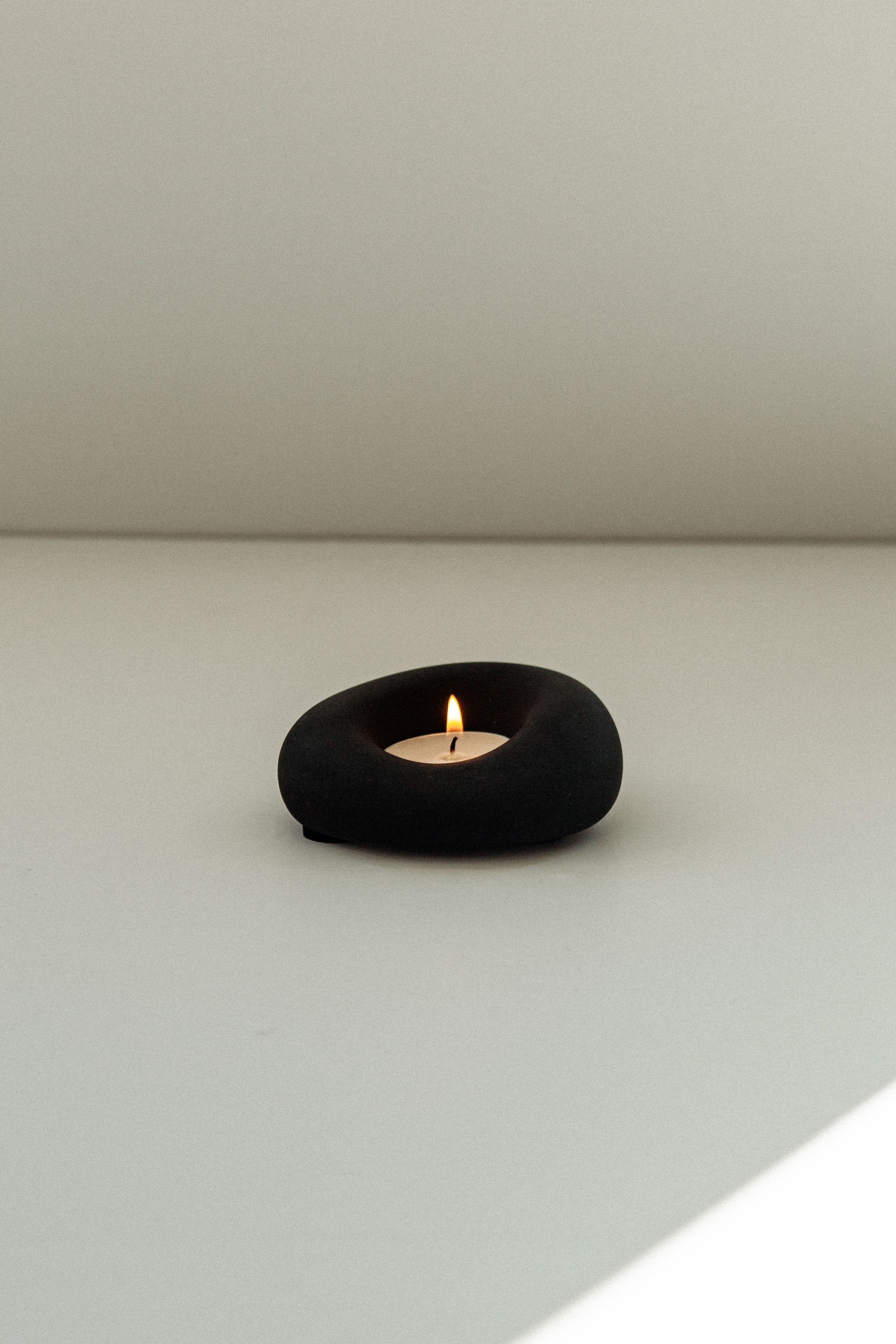 Tealight Mumluk - Siyah
