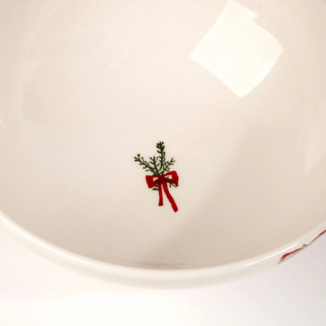 New Year Wreath Oval Kase Serisi - Holiday Garland