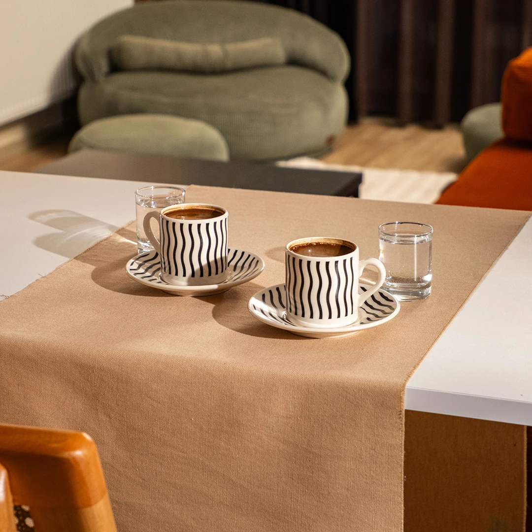 MonoMood Fincan Seti 4 Parça - Ripple