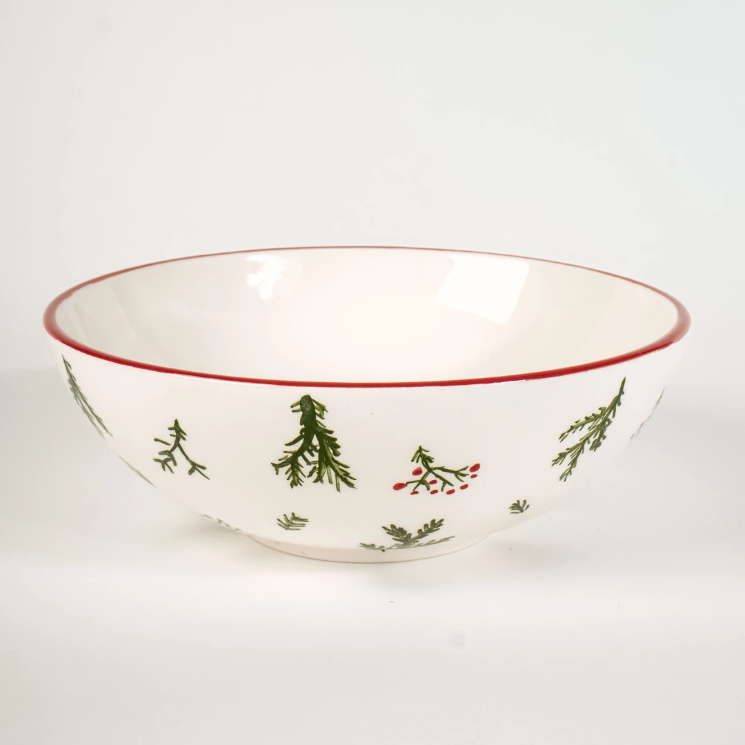 New Year Wreath Oval Kase Serisi - Winter Sprigs