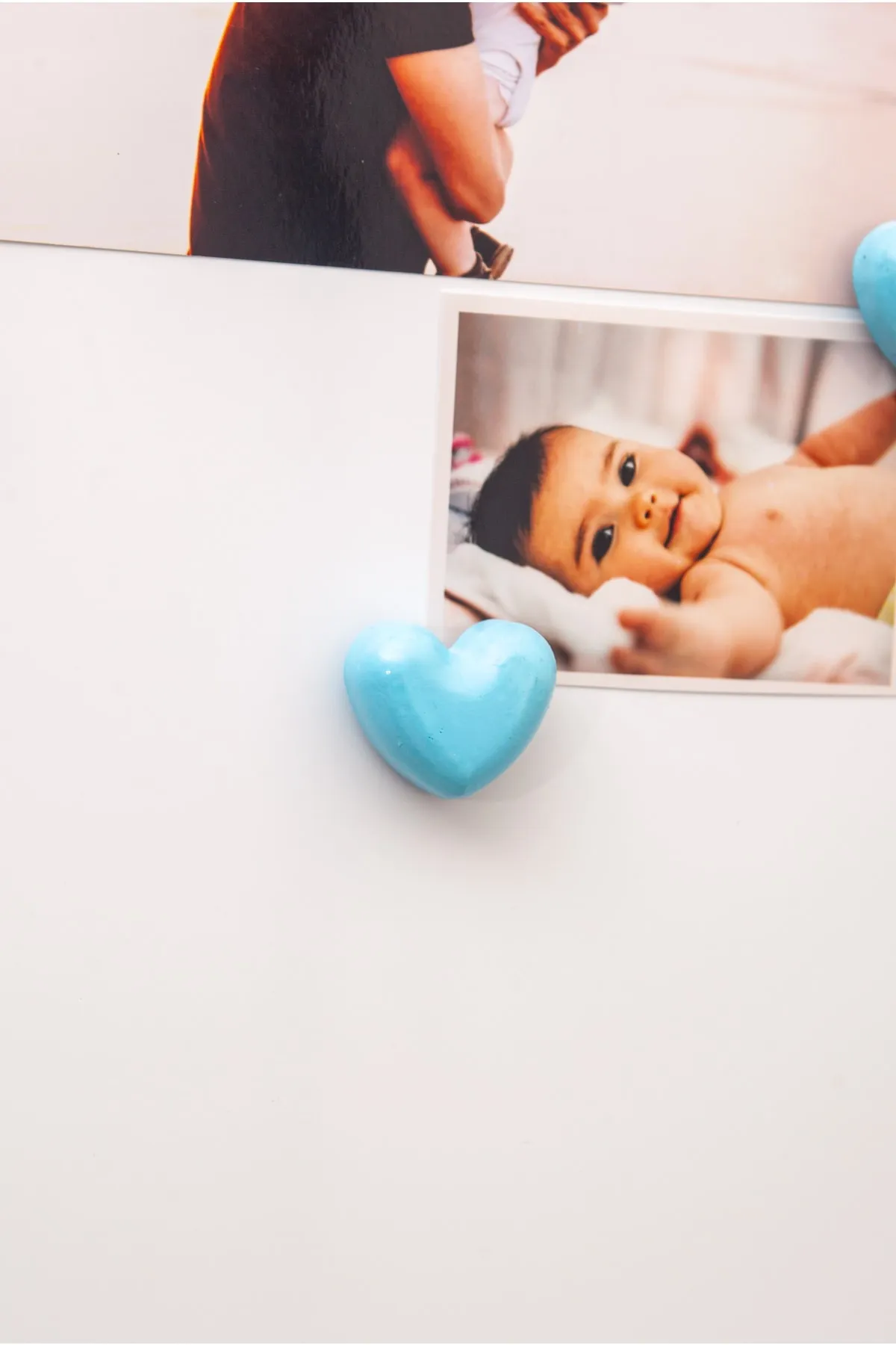 Kalp Buzdolabı Magneti 5'li set - Mavi