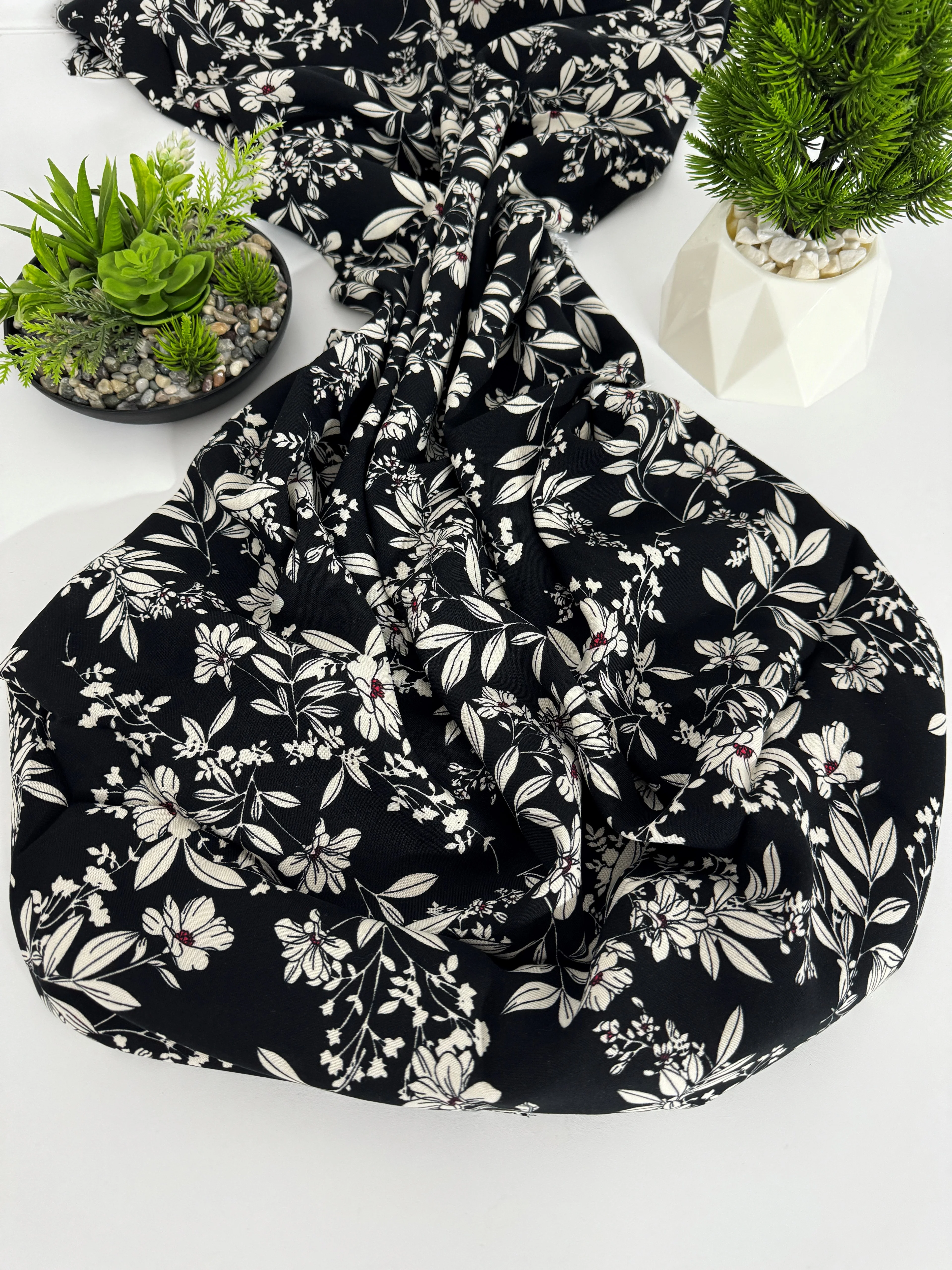 %100 Pamuklu Viskon Kumaş | 1 Metre | En 150 cm