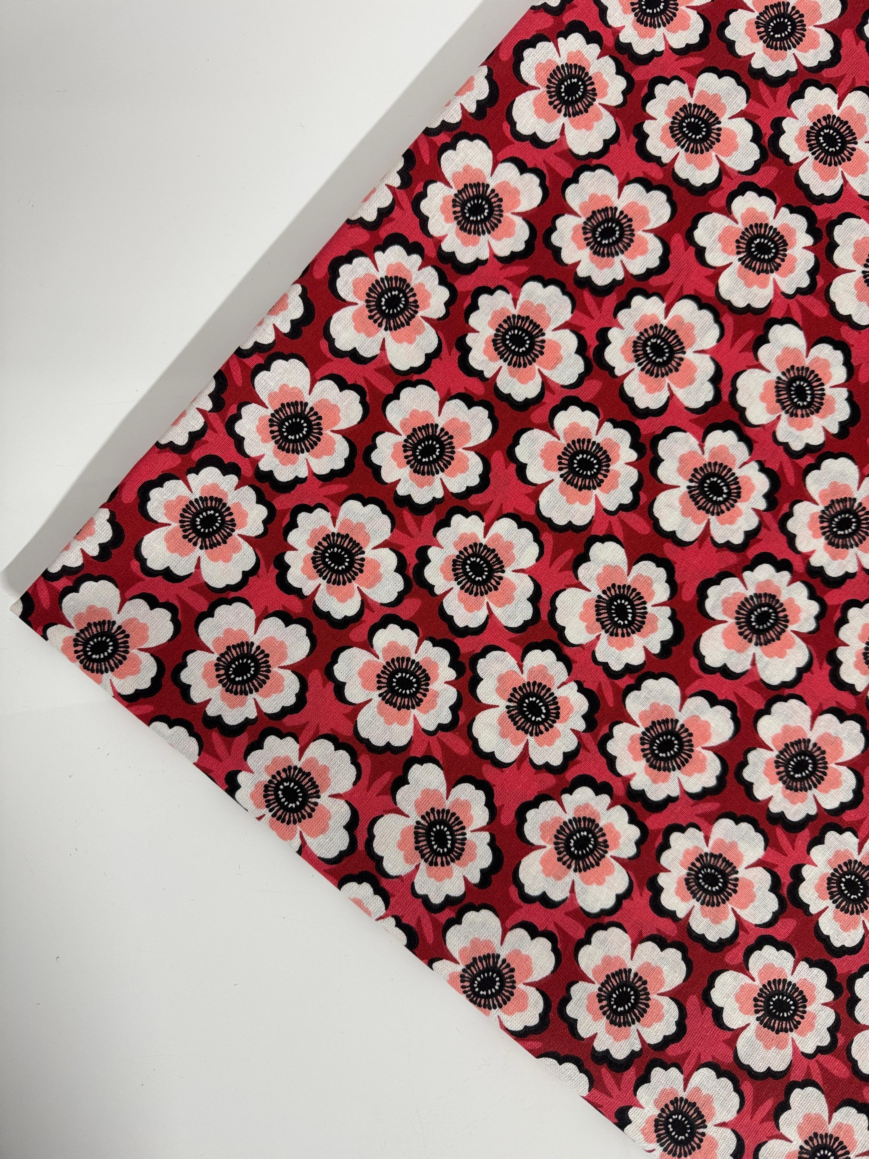 %100 Pamuk Desenli Poplin Kumaş | En: 160cm