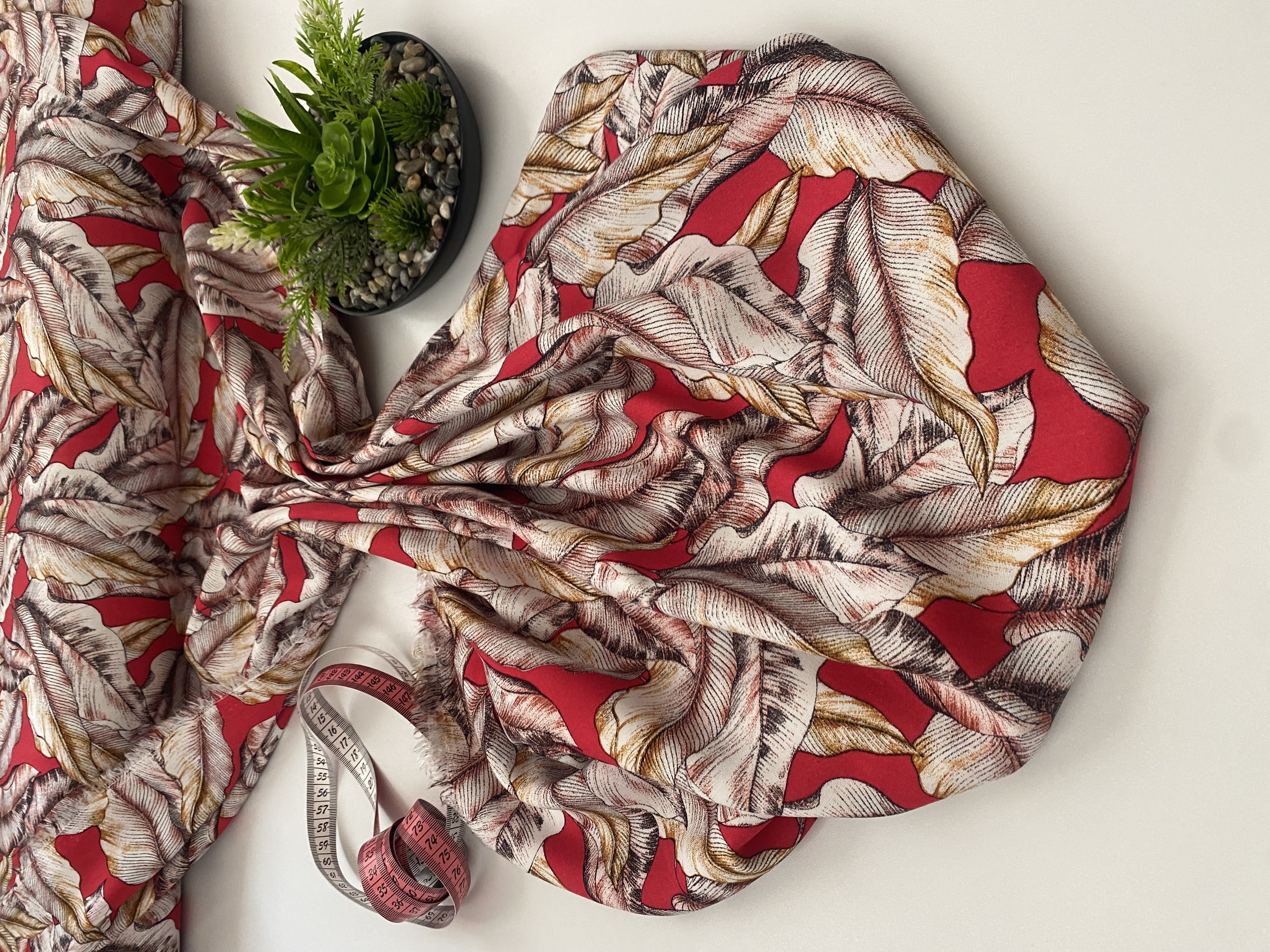 %100 Pamuklu Viskon Kumaş | 1 Metre | En 150 cm