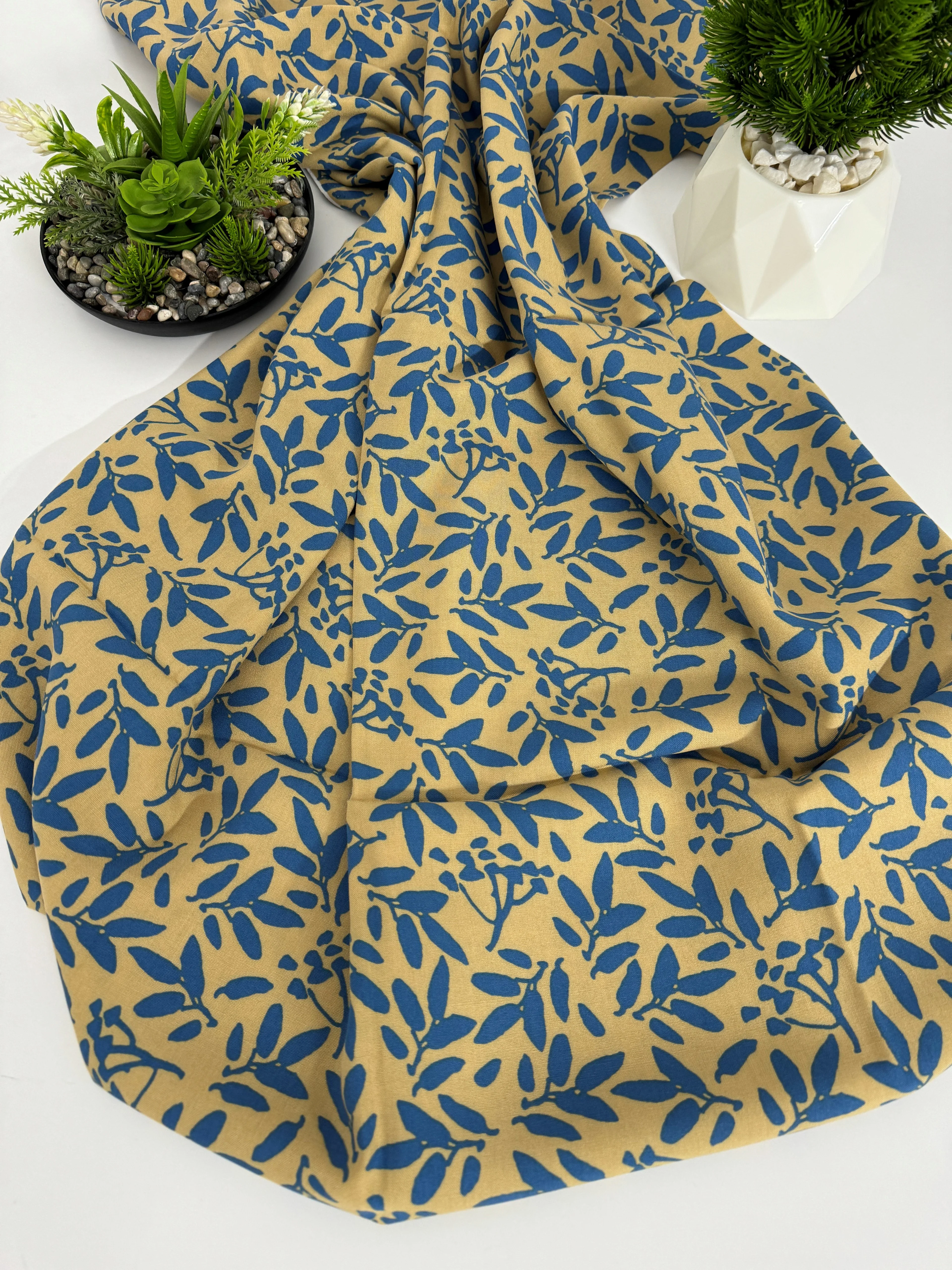 %100 Pamuklu Viskon Kumaş | 1 Metre | En 150 cm