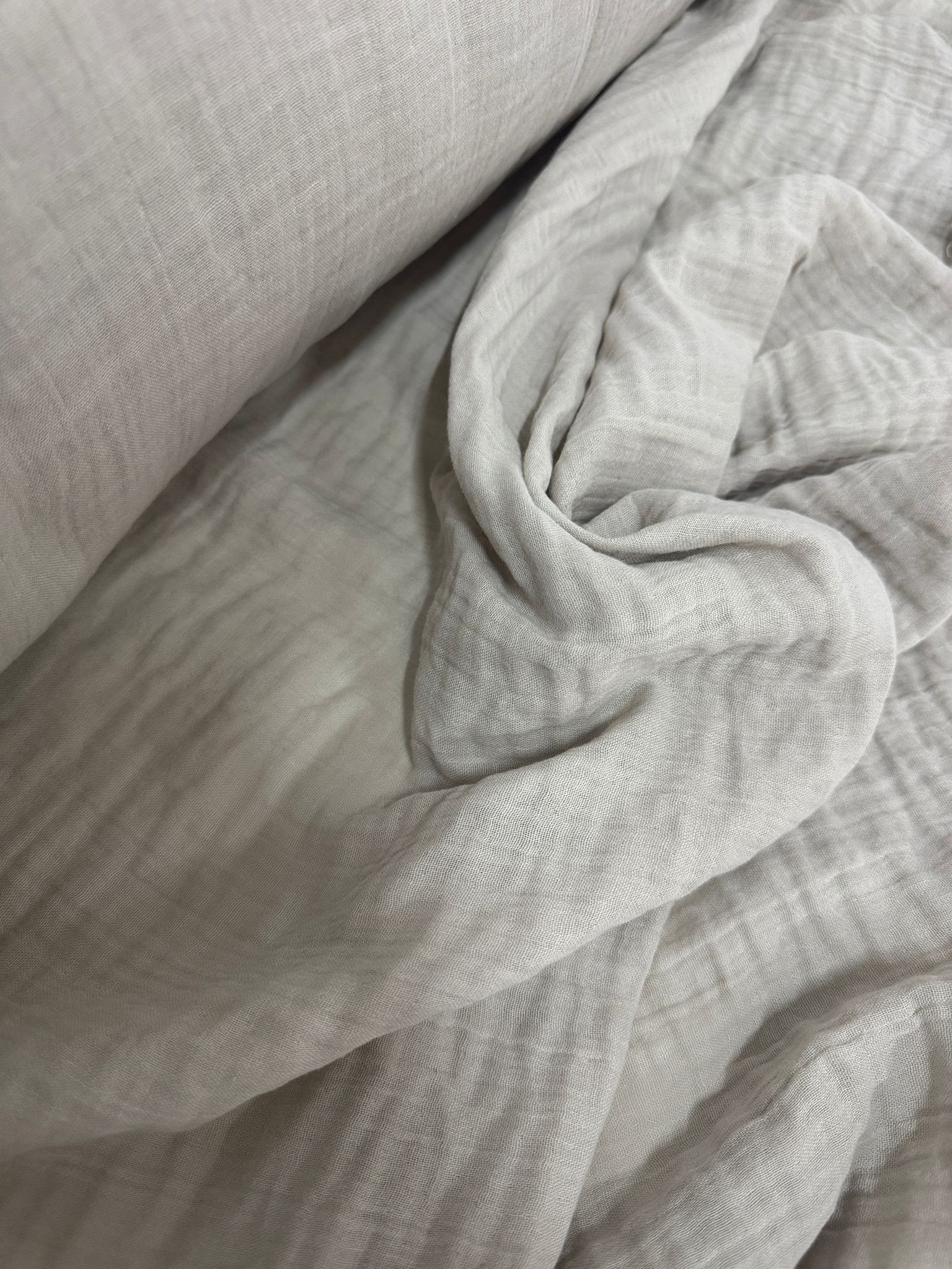  %100 Organik Pamuk Çift Katlı Müslin Kumaş | Çok Amaçlı | 1 Metre | En: 150cm - CKMUSTASR