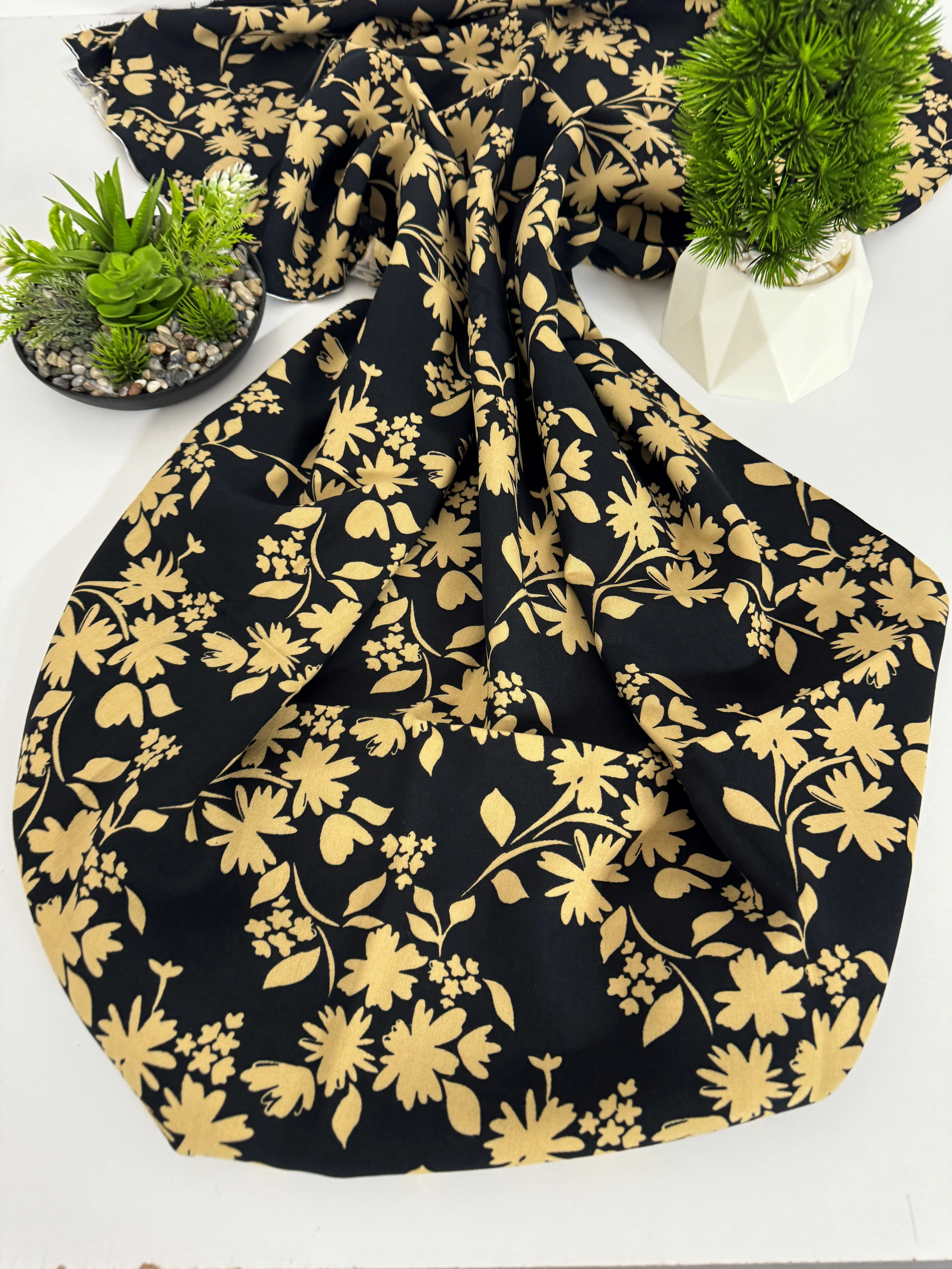 %100 Pamuklu Viskon Kumaş | 1 Metre | En 150 cm