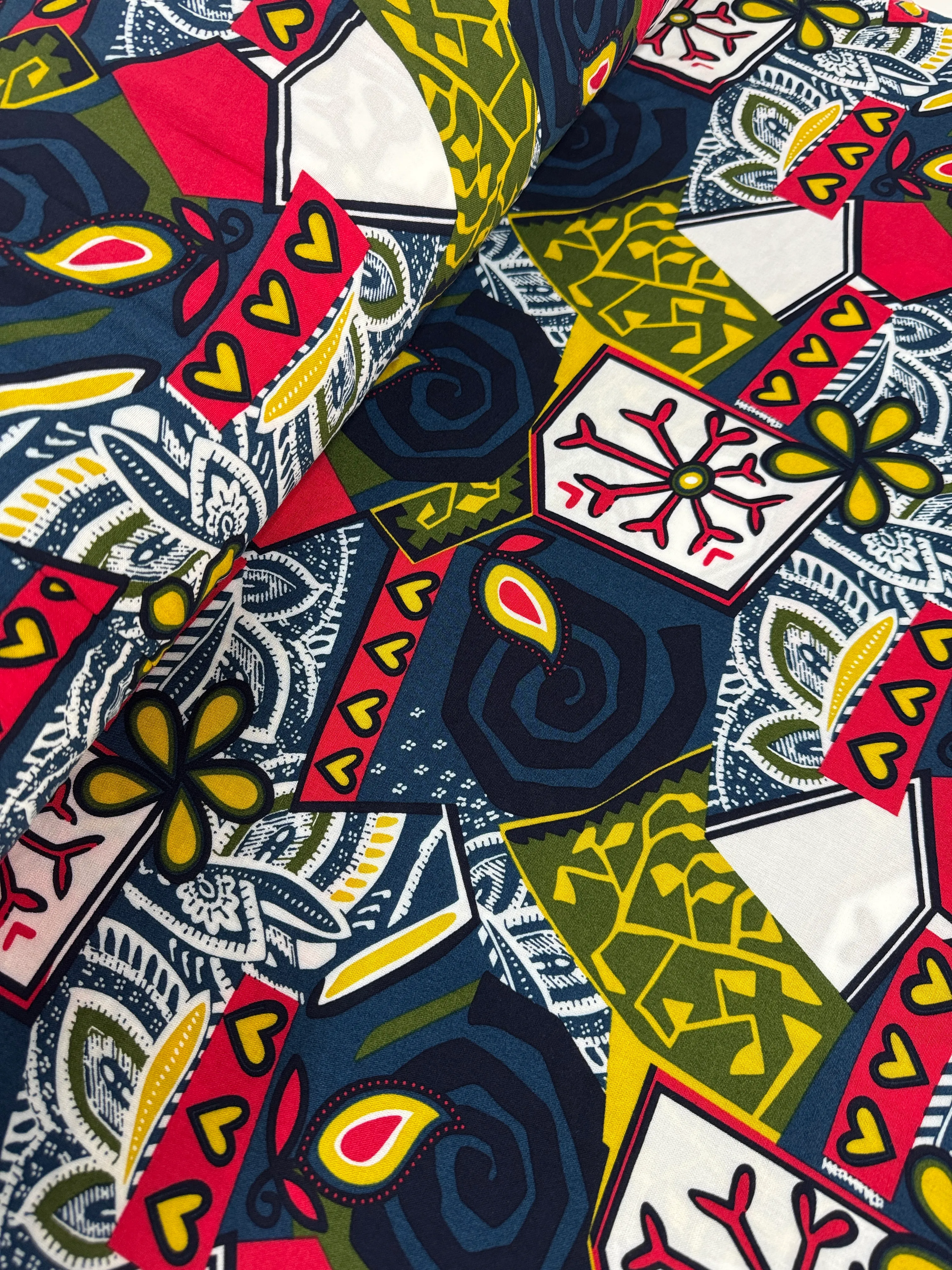 %100 Pamuklu Viskon Kumaş | 1 Metre | En 150 cm