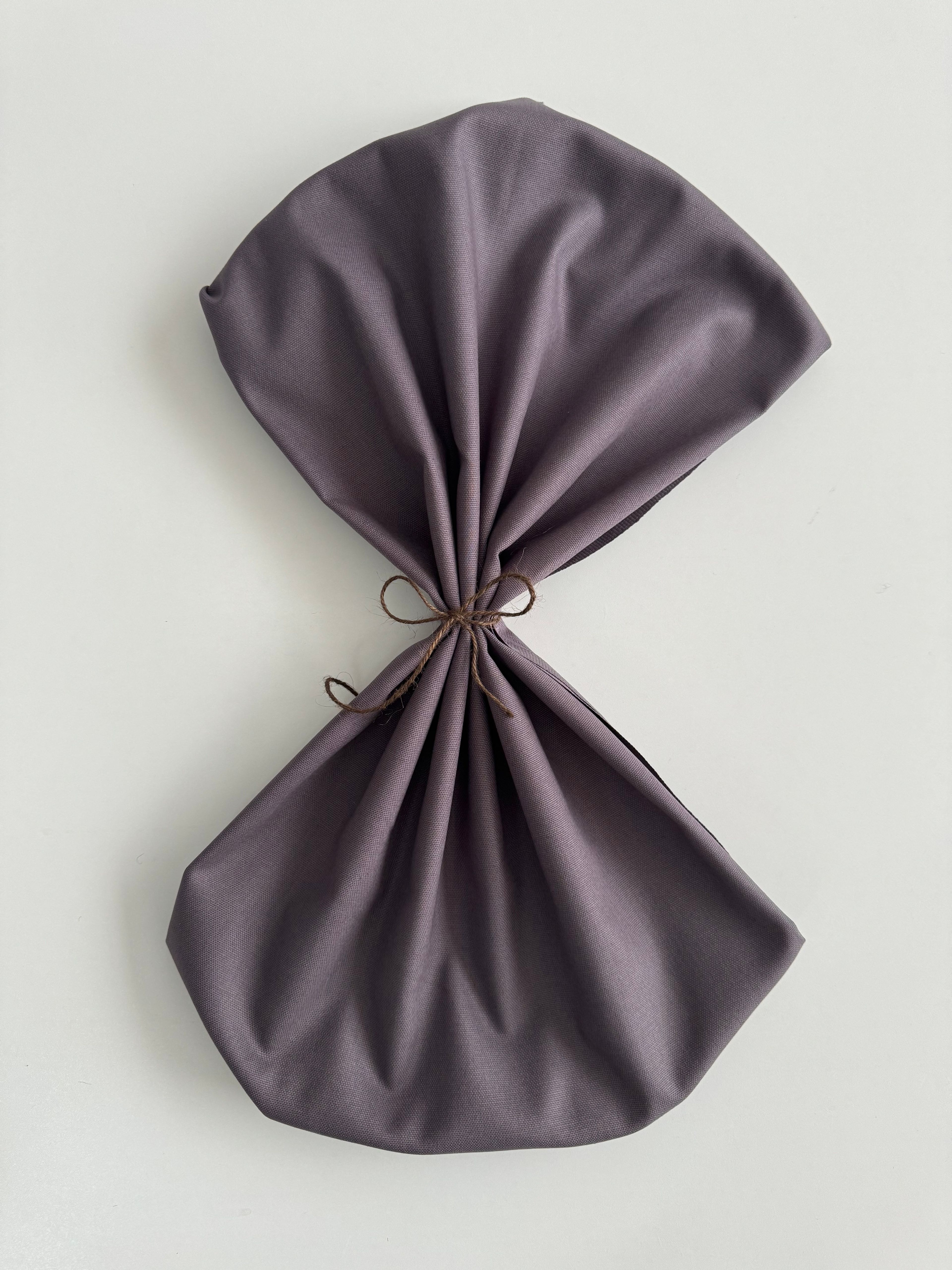 Duck Bezi | Keten Punch Kumaşı | Kırlent - Masa Örtüsü - Runner | 50X140 cm - Açık Mürdüm