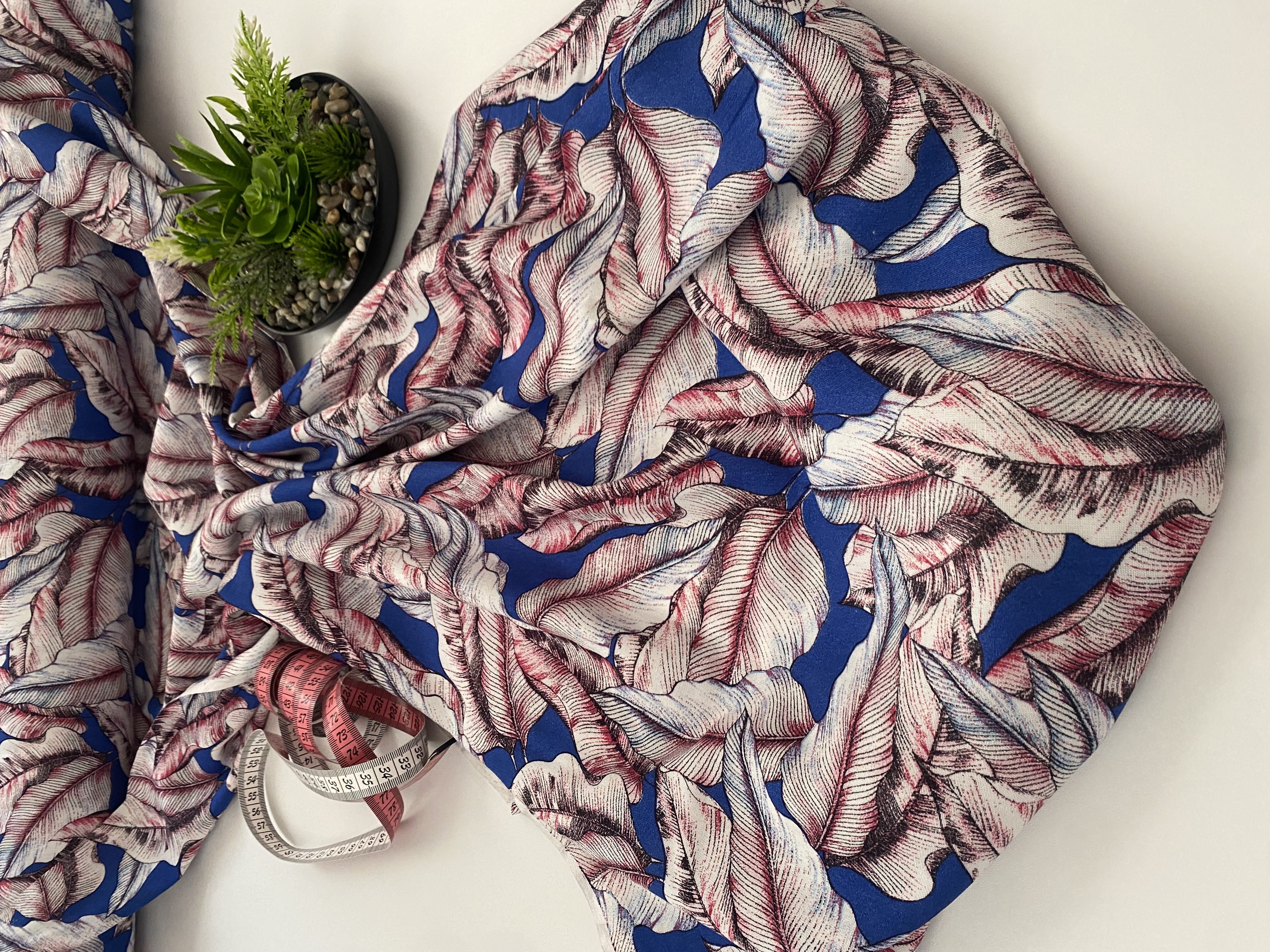 %100 Pamuklu Viskon Kumaş | 1 Metre | En 150 cm