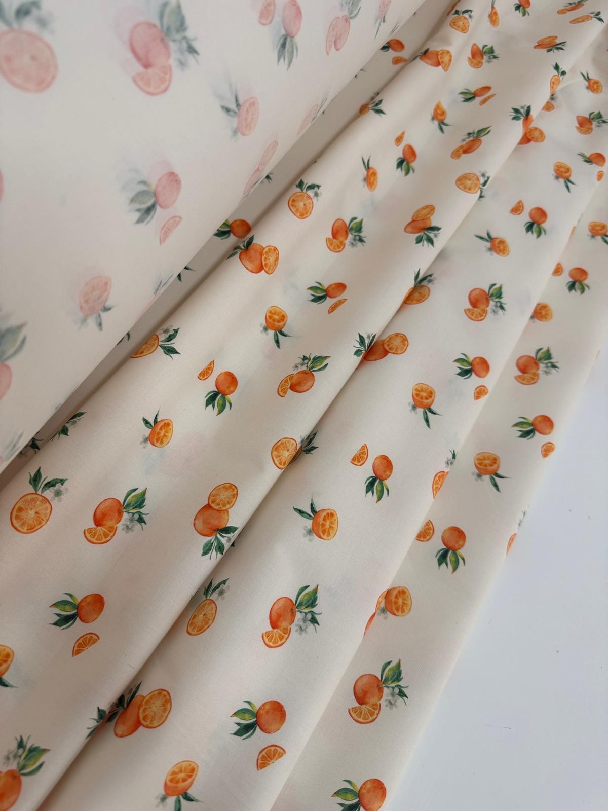 Premium Pamuk Desenli Poplin Kumaş | 1 Metre | En: 150cm - POPPRTK
