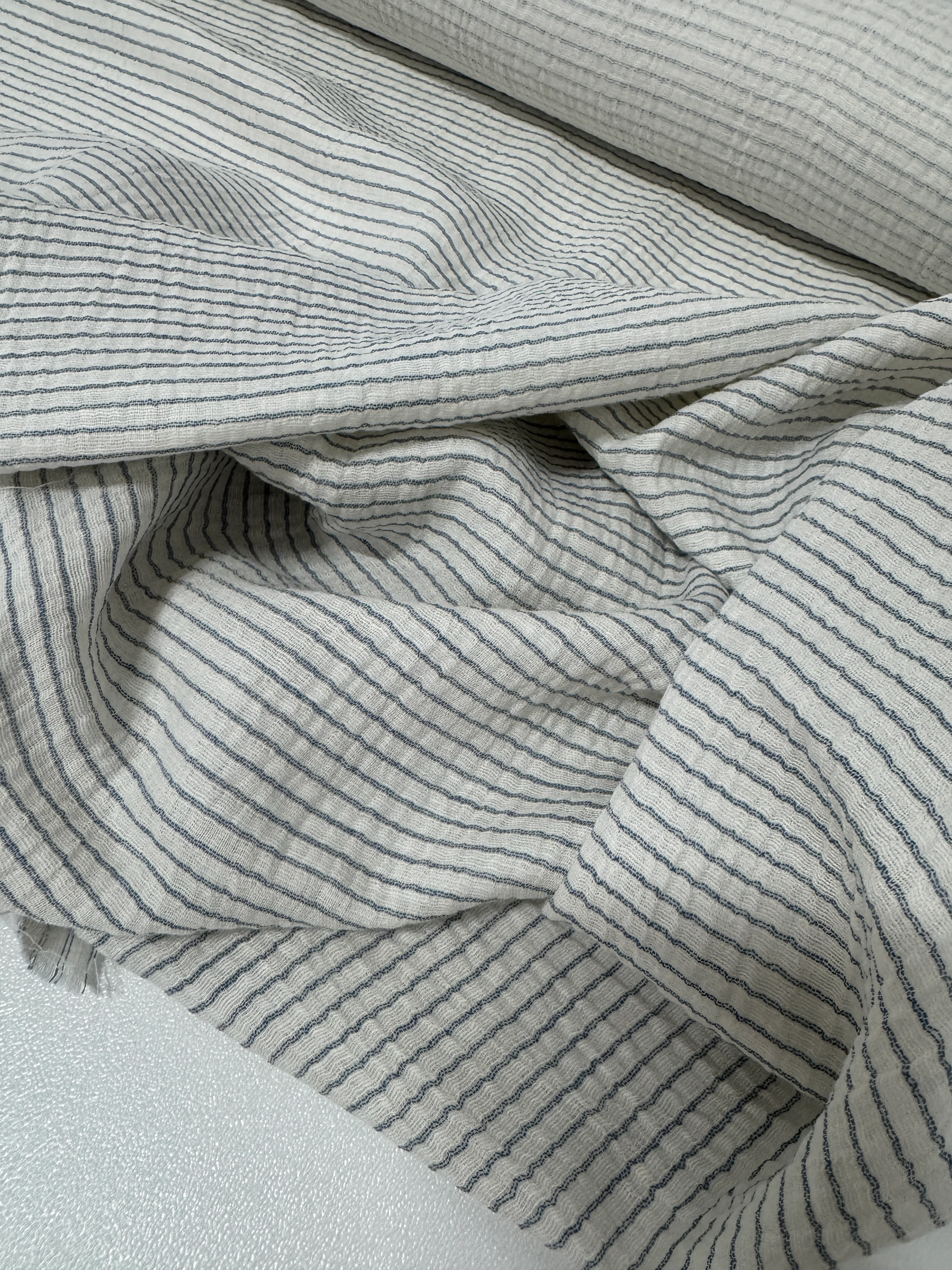  %100 Organik Pamuk Çift Katlı Müslin Kumaş | Çok Amaçlı | 1 Metre | En: 150cm - CKMUSSCIZ