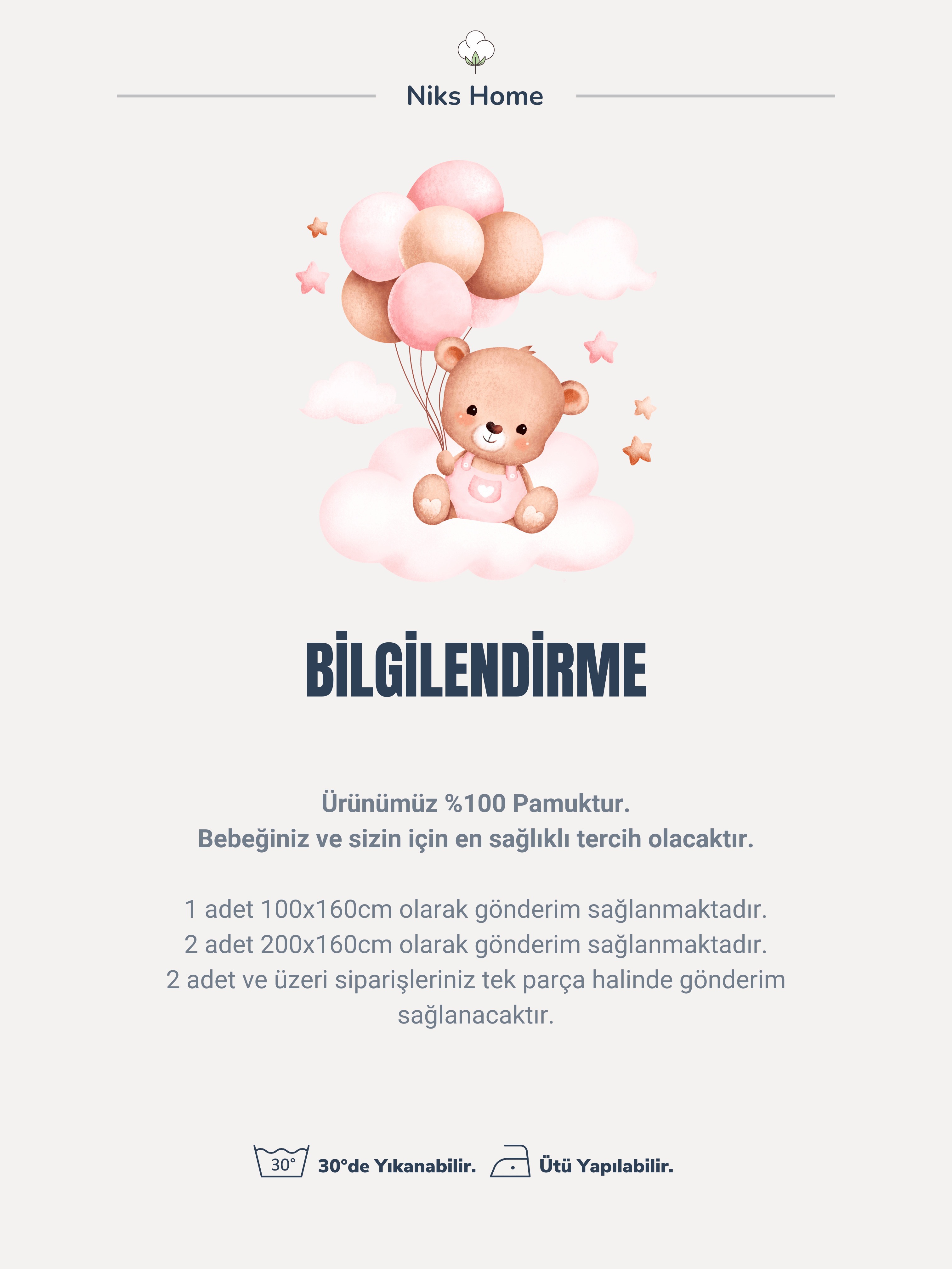  %100 Organik Pamuk Çift Katlı Müslin Kumaş | Çok Amaçlı | 1 Metre | En: 150cm