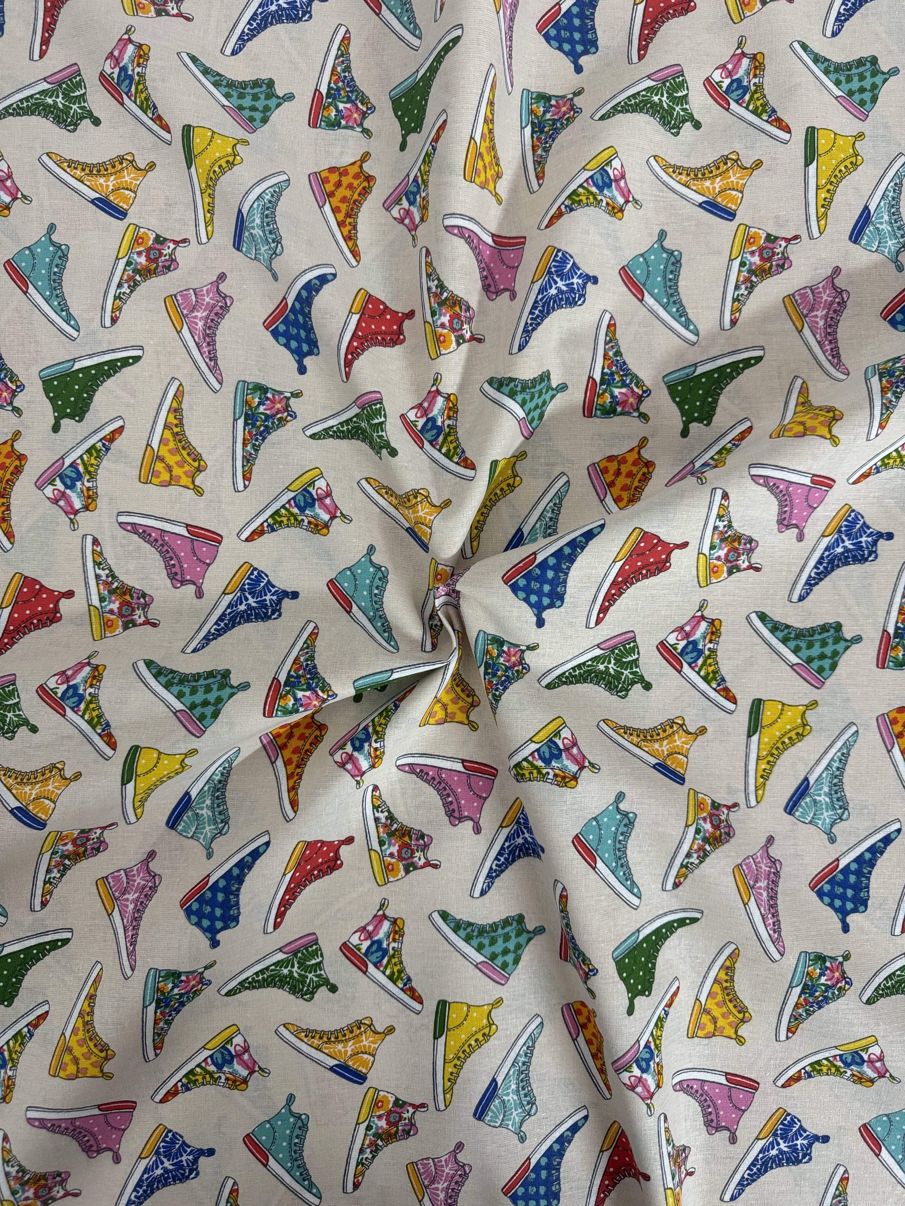 %100 Pamuk Desenli Poplin Kumaş | En: 160cm