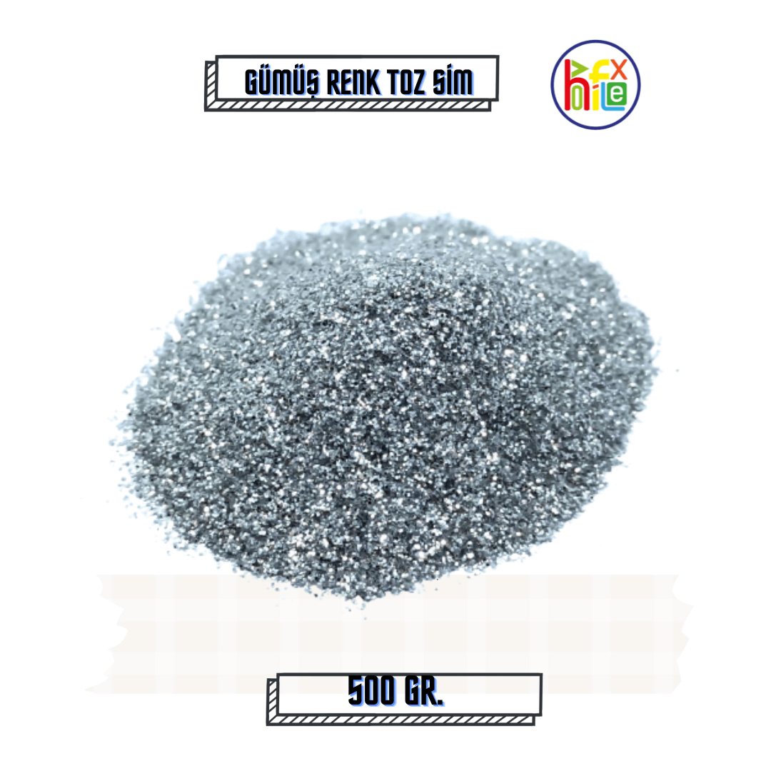 TOZ SİM GÜMÜŞ RENK (500 GR FİYATIDIR)