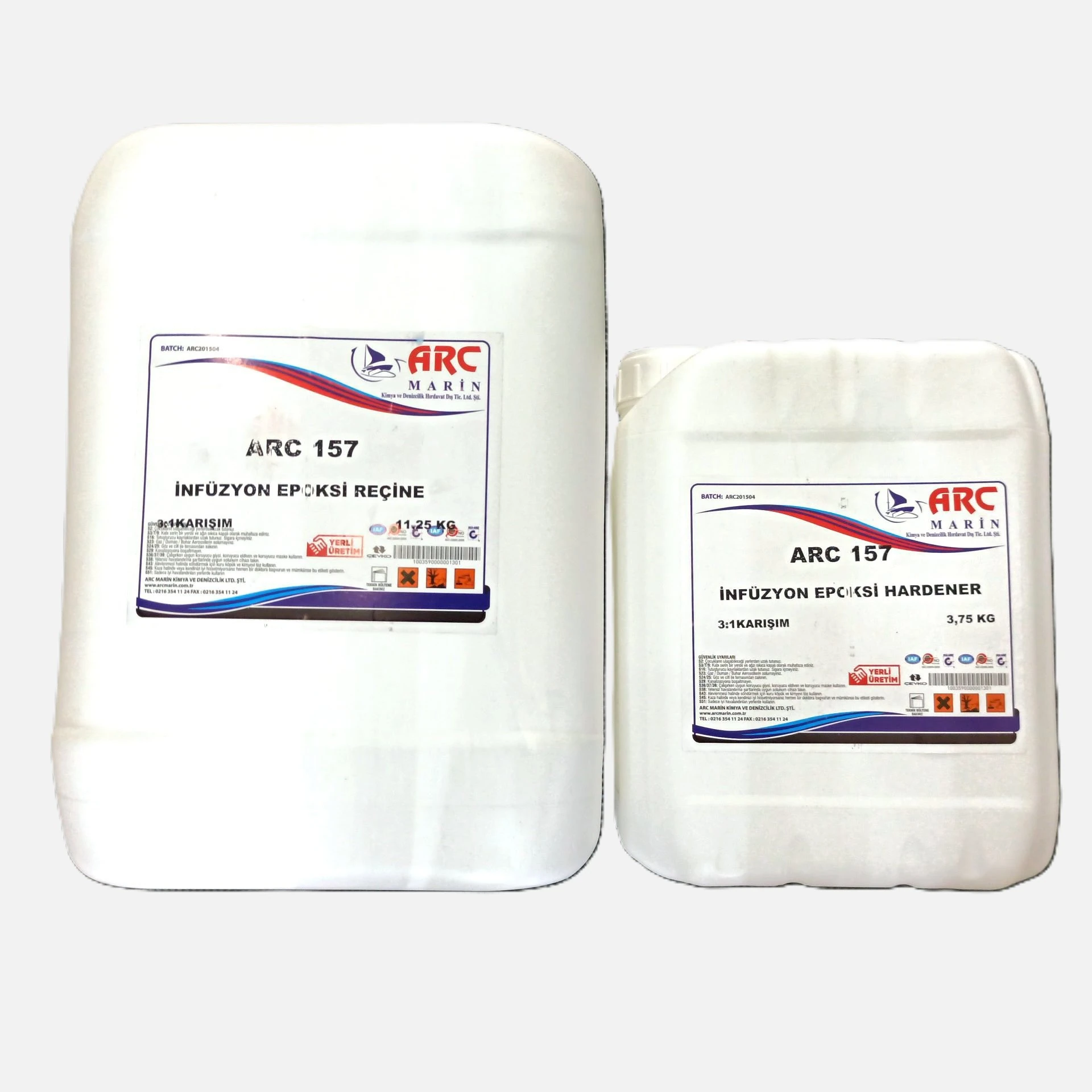 EPOKSİ REÇİNE ARC 157 EPOKSI İNFÜZYON REÇİNESİ 15 KG KIT