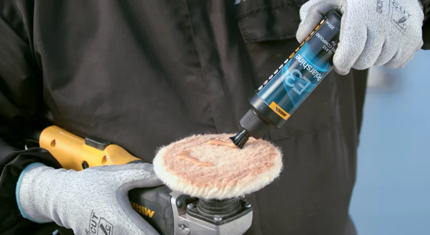 CAM KEÇESİ POLİSAJ PEDİ PASTA CİLA MIRKA BEYAZ 125 MM 2 ADET