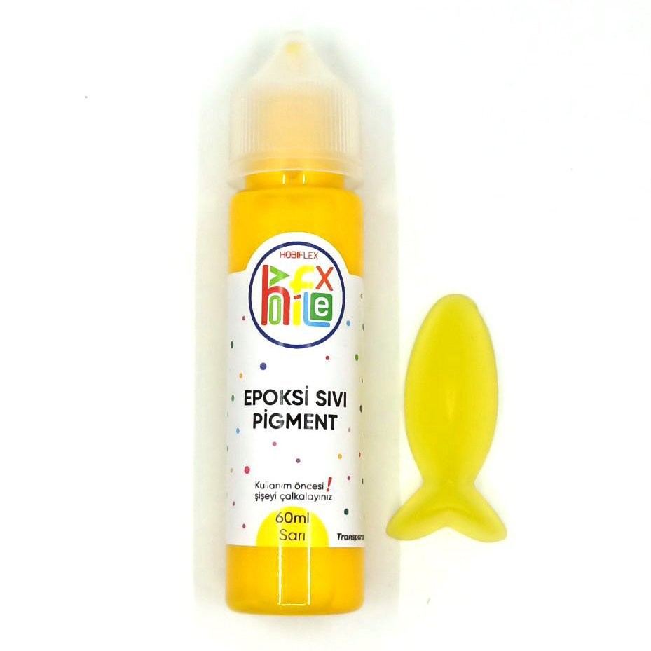 SIVI PİGMENT BOYA TRANSPARAN 60 ml SARI