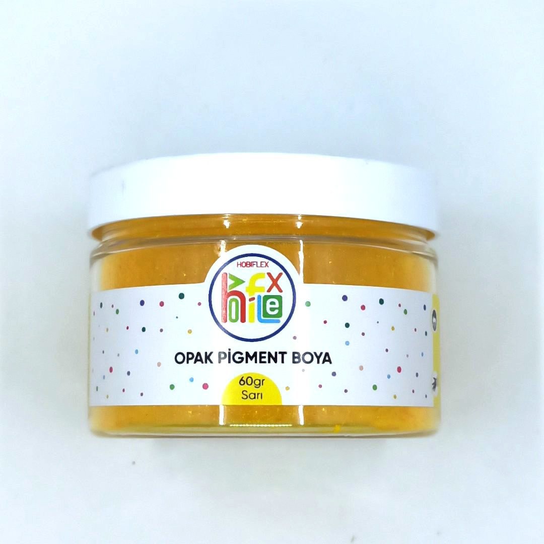 PİGMENT OPAK TOZ BOYA SARI RENK 60 GR