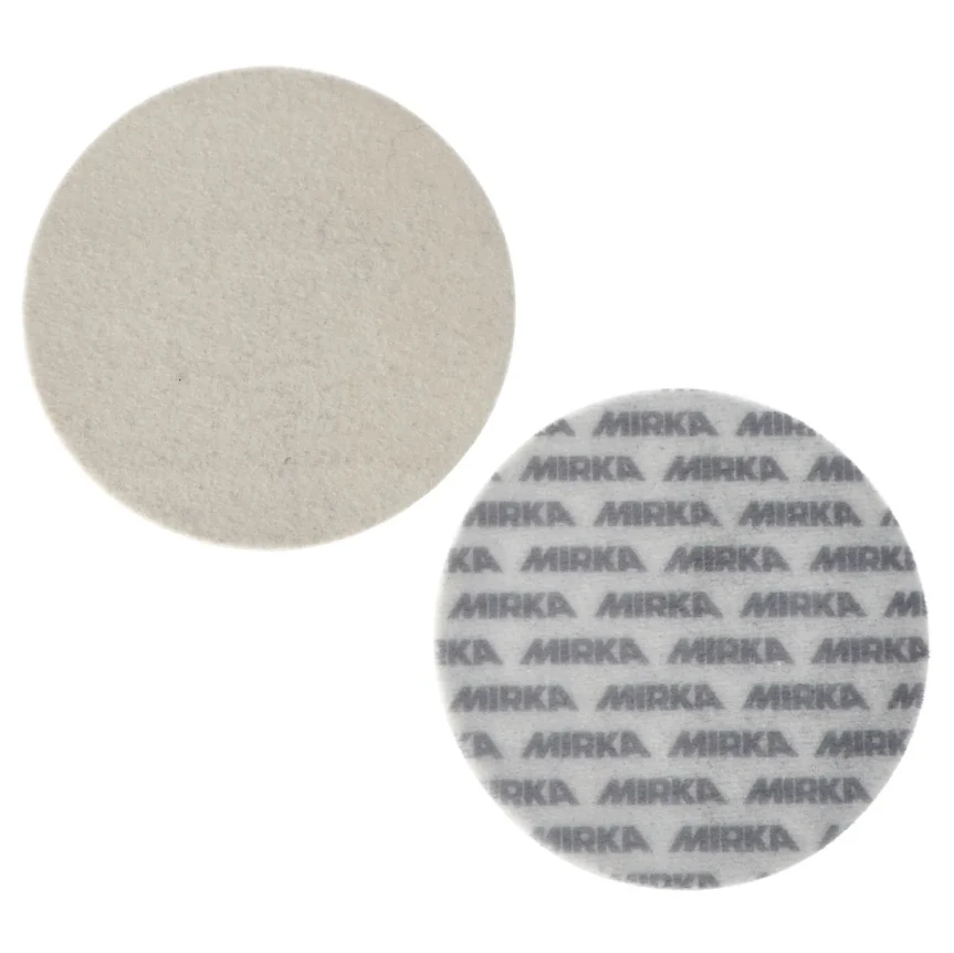 CAM KEÇESİ POLİSAJ PEDİ PASTA CİLA MIRKA BEYAZ 125 MM 2 ADET