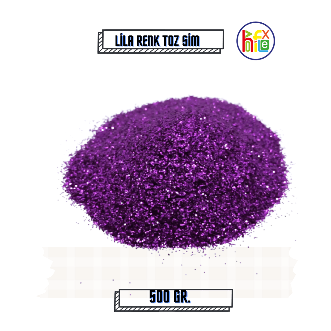 TOZ SİM LİLA RENK (500 GR FİYATIDIR)