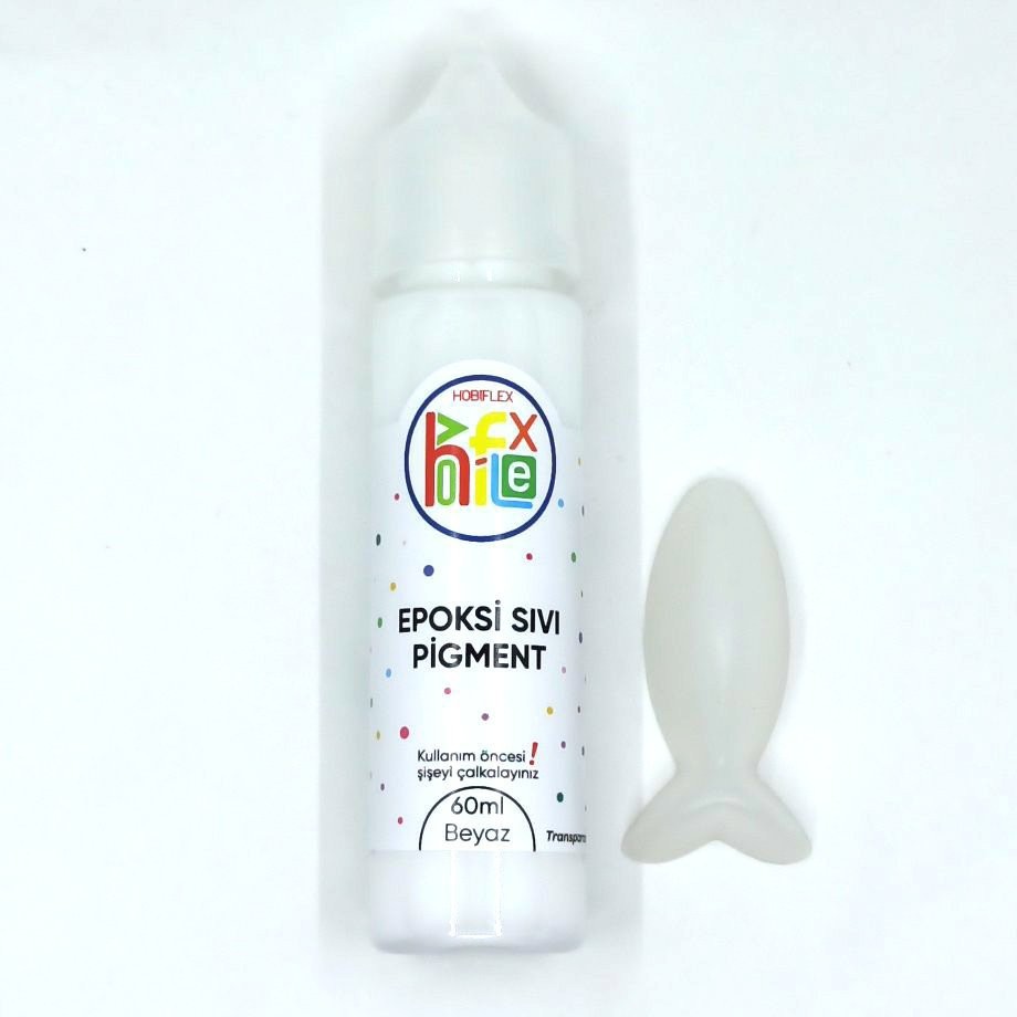 SIVI PİGMENT BOYA TRANSPARAN 60 ml BEYAZ