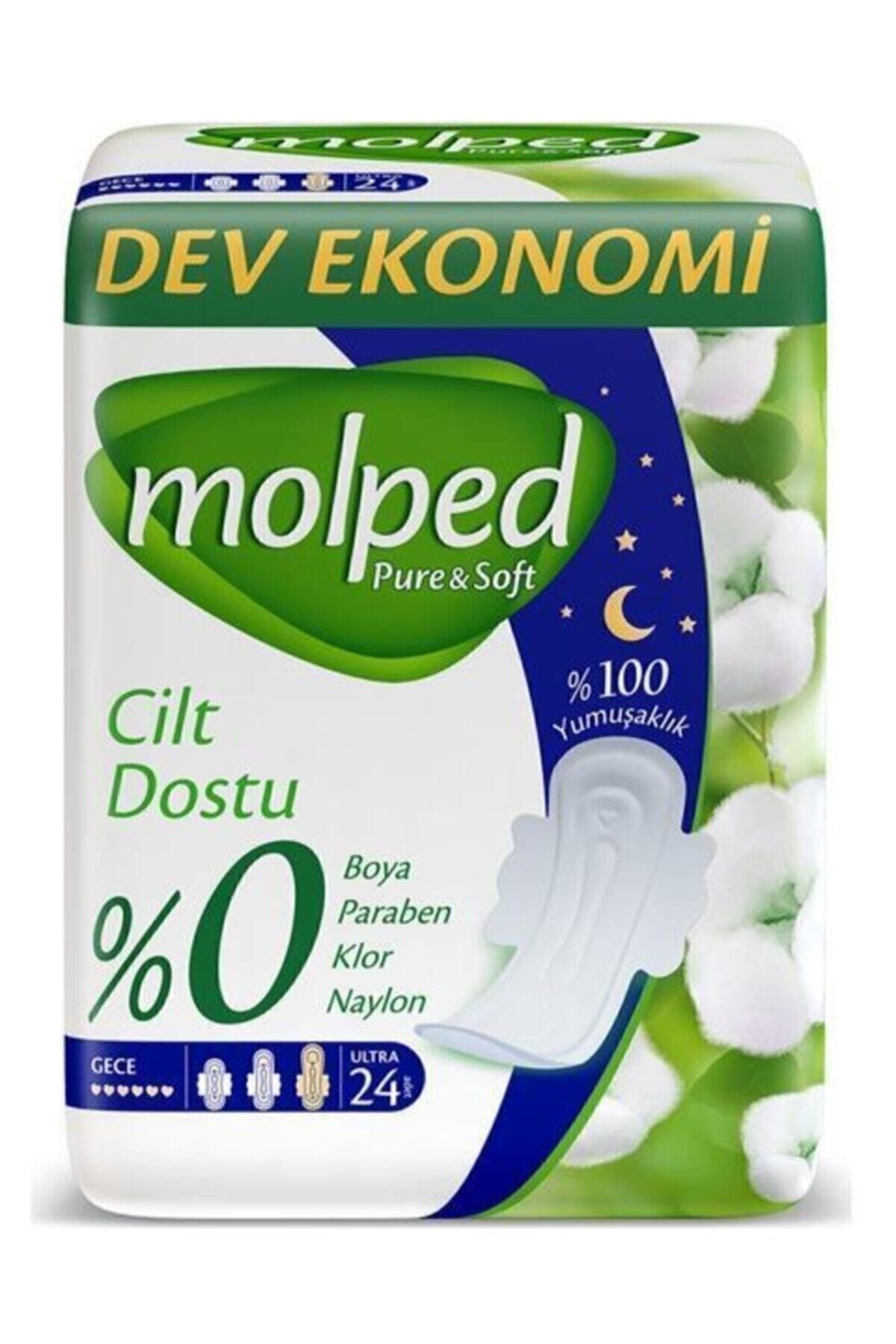 Pure & Soft Hijyenik Ped Gece Dev Ekonomik 24 Adet