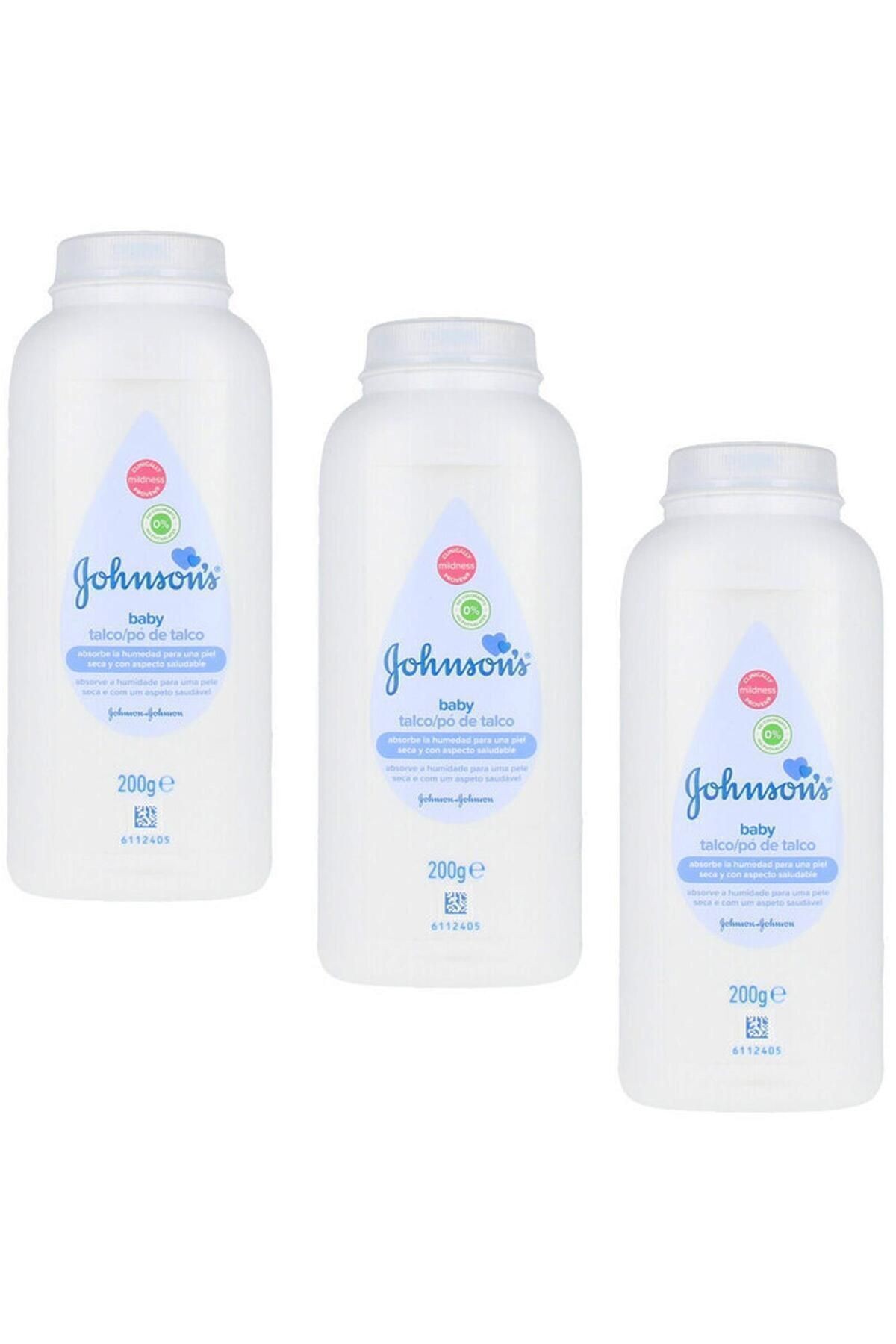Johnsons Baby Bebek Pudrası 200 Gr 3 Adet