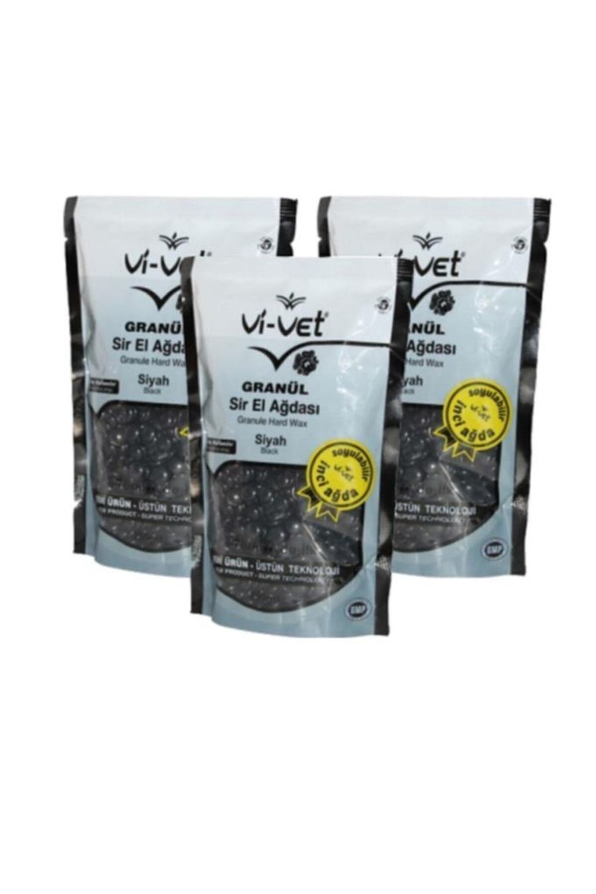 Vivet Granül Ağda Siyah 250 gr X3 Adet