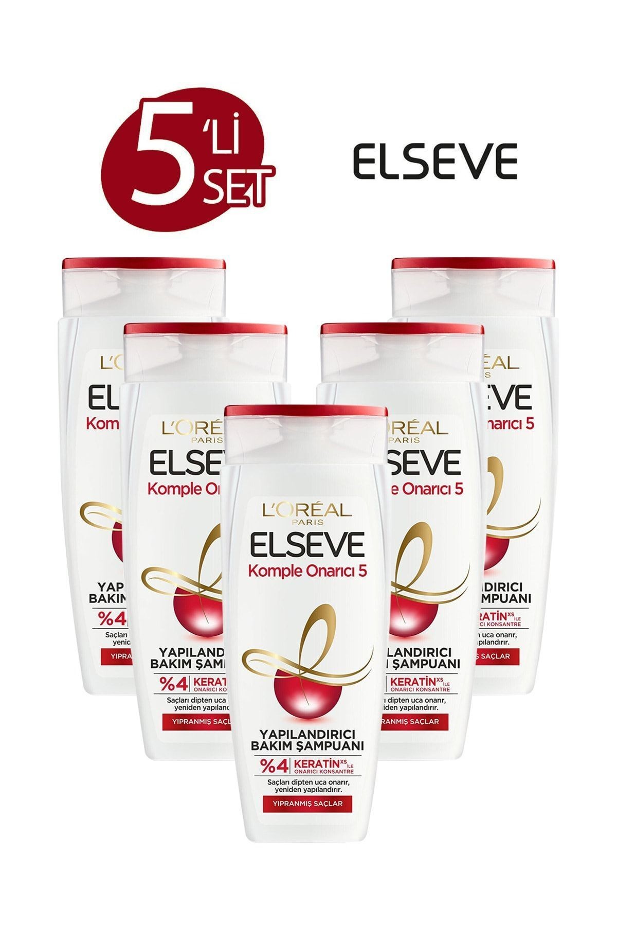 Şampuan 360 ml Onarıcı Yapılandırıcı Bakım X5 Adet