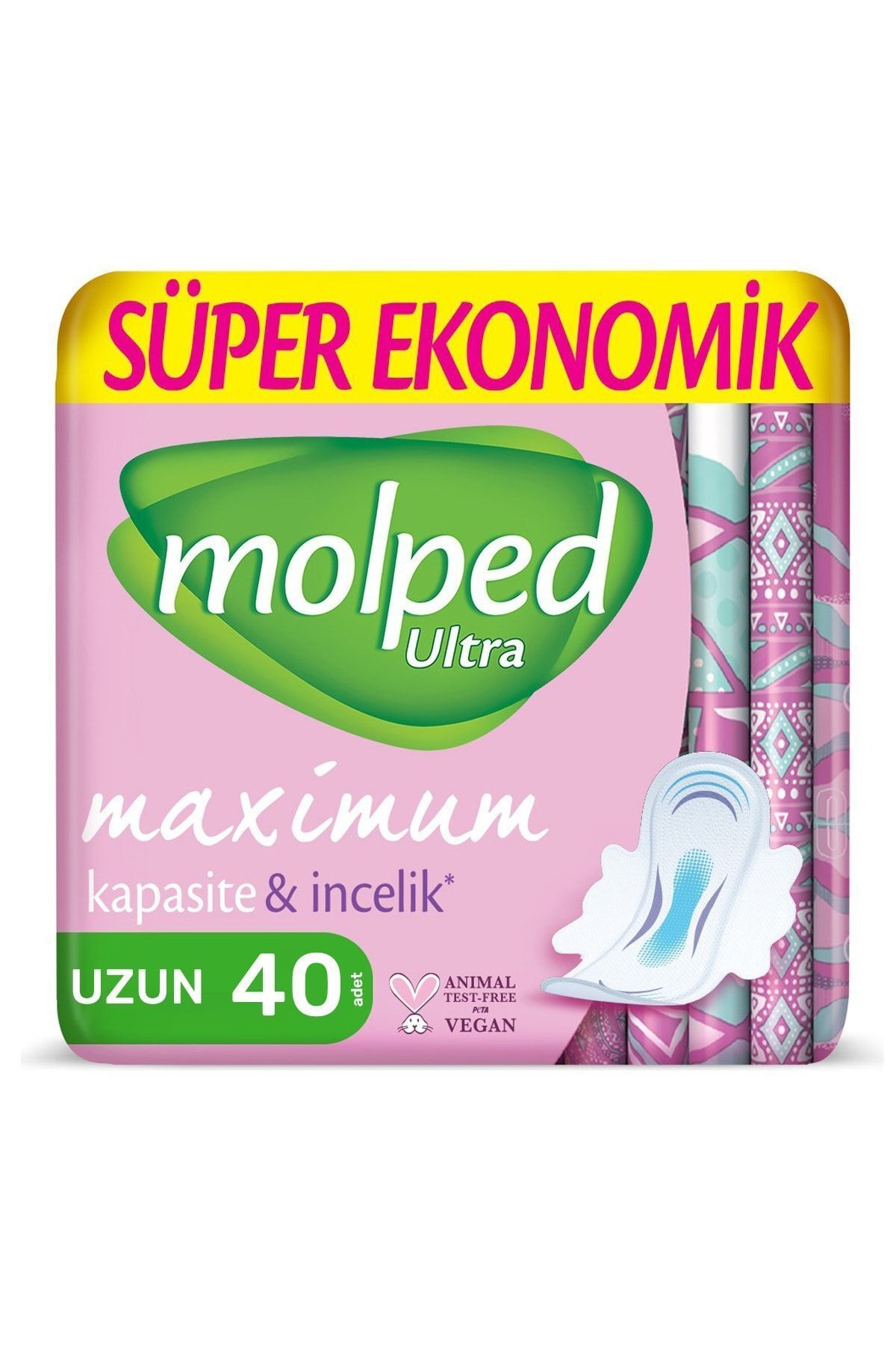 Ultra Hijyenik Ped Anatomik Uzun  40 Adet