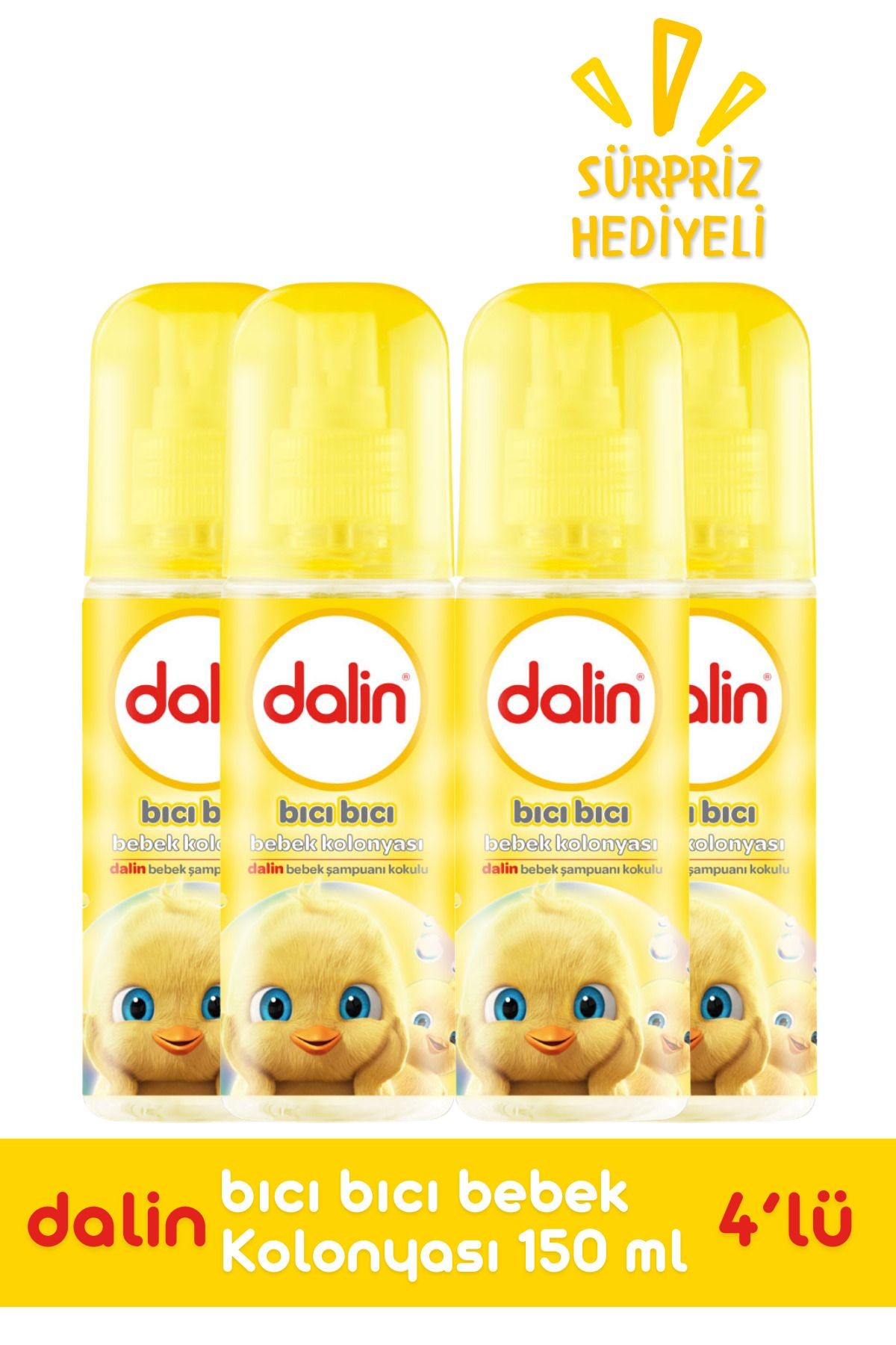 Bıcı Bıcı Bebek Kolonyası 150 Ml X 4 Adet