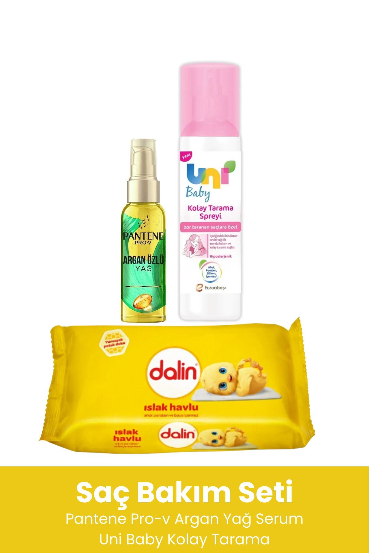 Islak Mendil 56 Yaprak + Argan Yağı ve Kolay Tarama Hediyeli