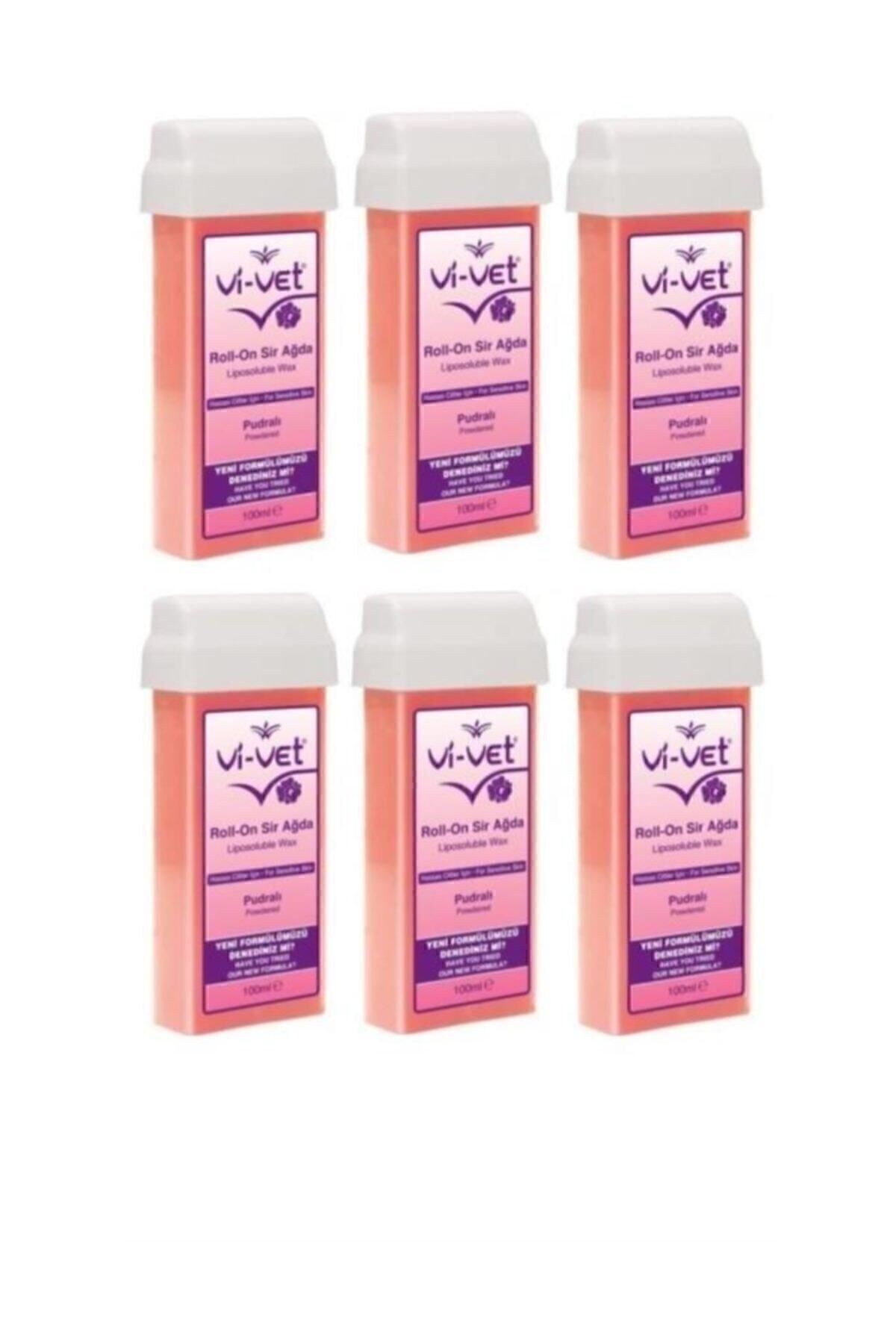 Vi Vet Roll-on Sir Ağda 100 ml Yoğun Pudralı X 6 Adet