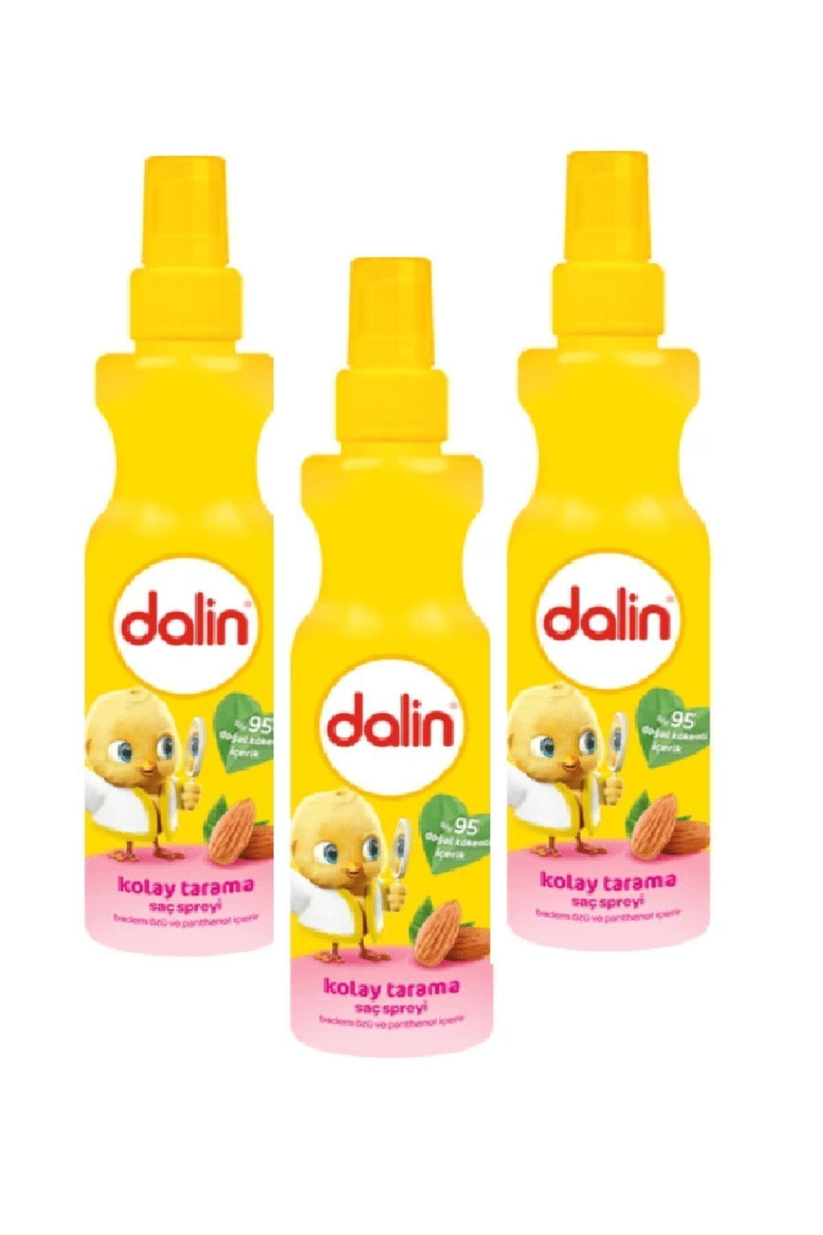 Kolay Tarama Spreyi 200ml Badem Yağlı 3 Adet