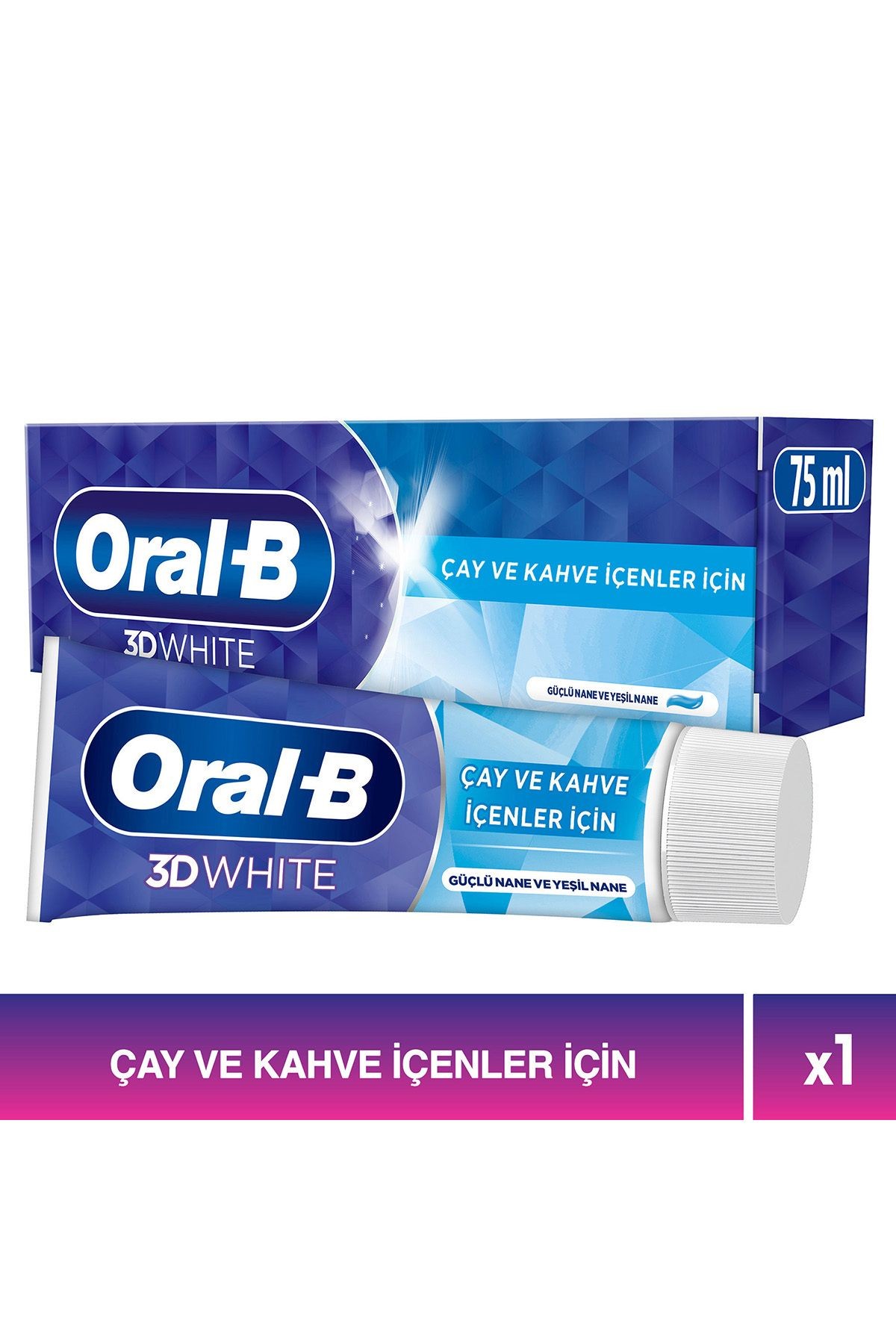 3D White Çay ve Kahve İçenler için Diş Macunu 75 ml