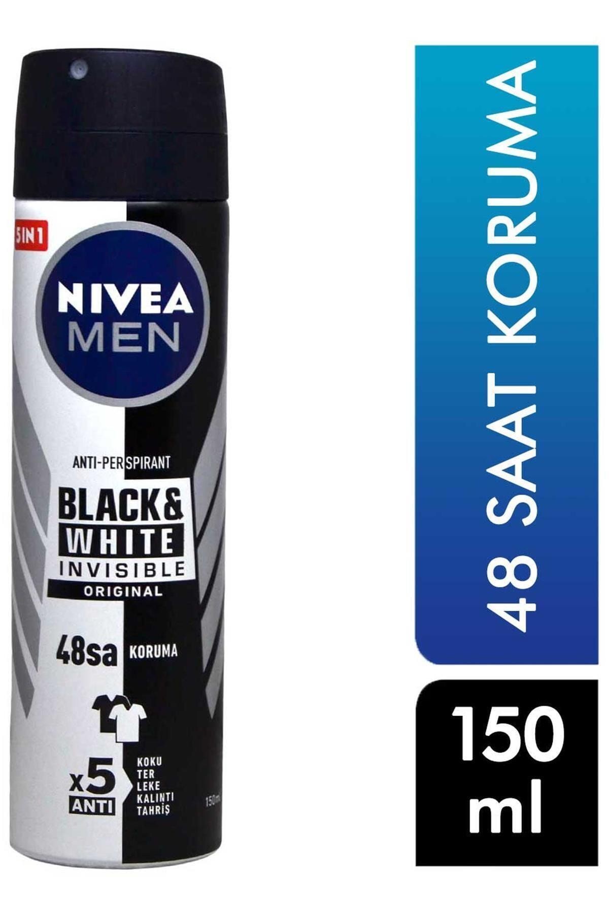Erkek Deodorant 150 Ml Invisible Black&white Power 4005900156174