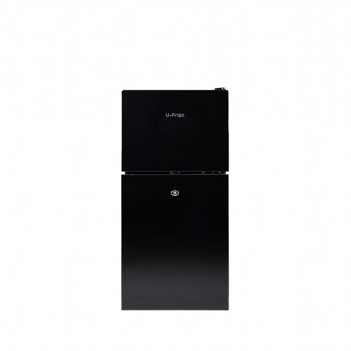 U-Frigo 108 LT Limited Edition 12/24V Kompresörlü Buzdolabı Temperli Cam Kapak SİYAH
