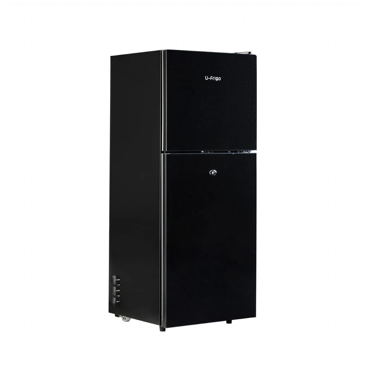U-Frigo 136 LT Limited Edition 12/24V Kompresörlü Buzdolabı Temperli Cam Kapak SİYAH