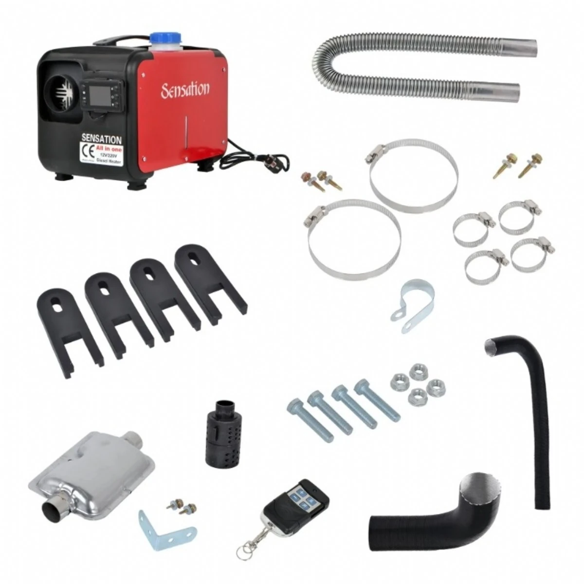 Sensation (12V-24V-220V) 5Kw Portatif Dizel Isıtıcı