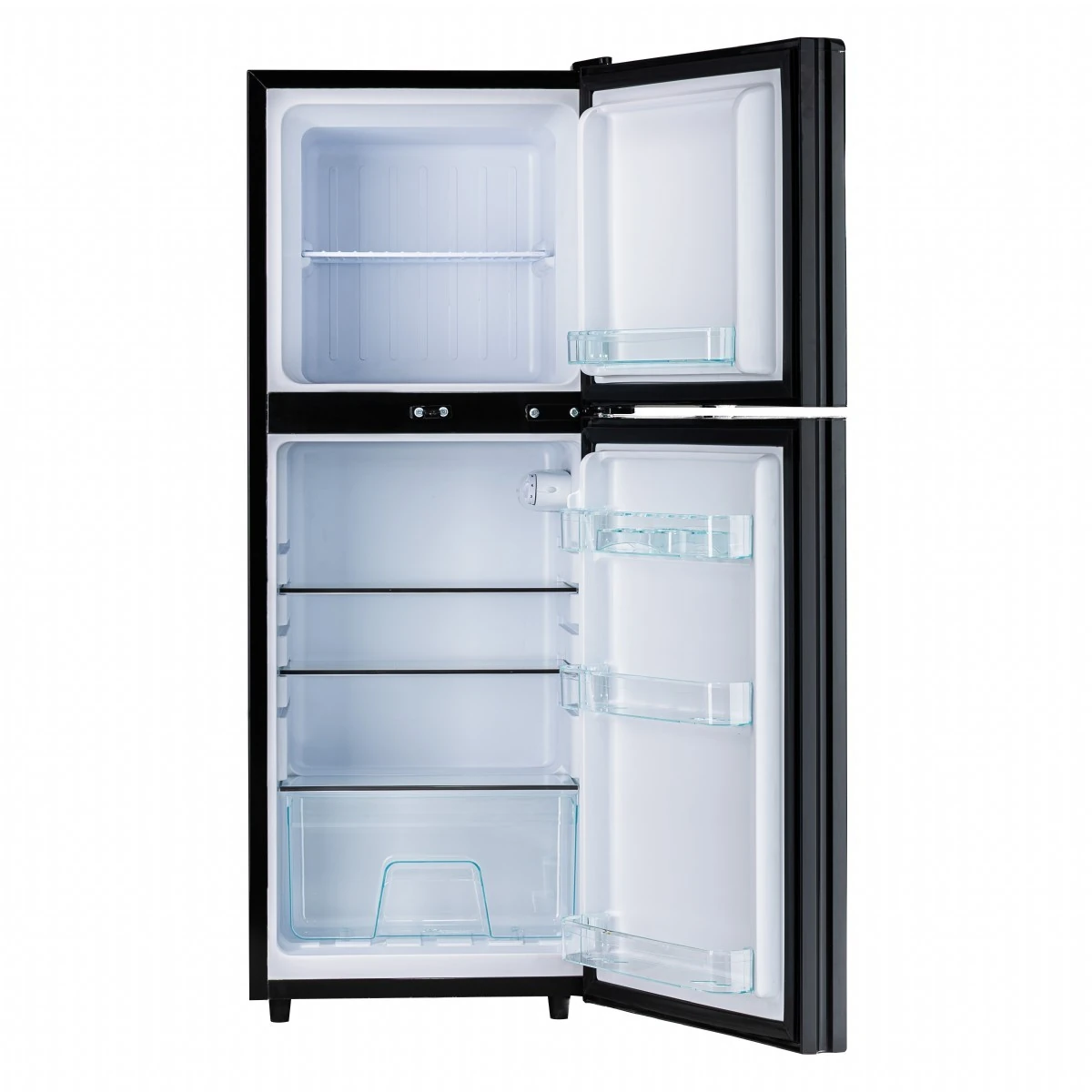 U-Frigo 136 LT Limited Edition 12/24V Kompresörlü Buzdolabı Temperli Cam Kapak SİYAH