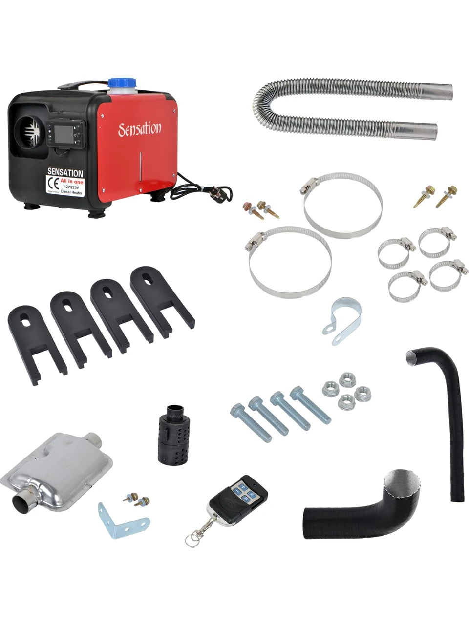 Sensation (12V-24V-220V) 5Kw Portatif Dizel Isıtıcı