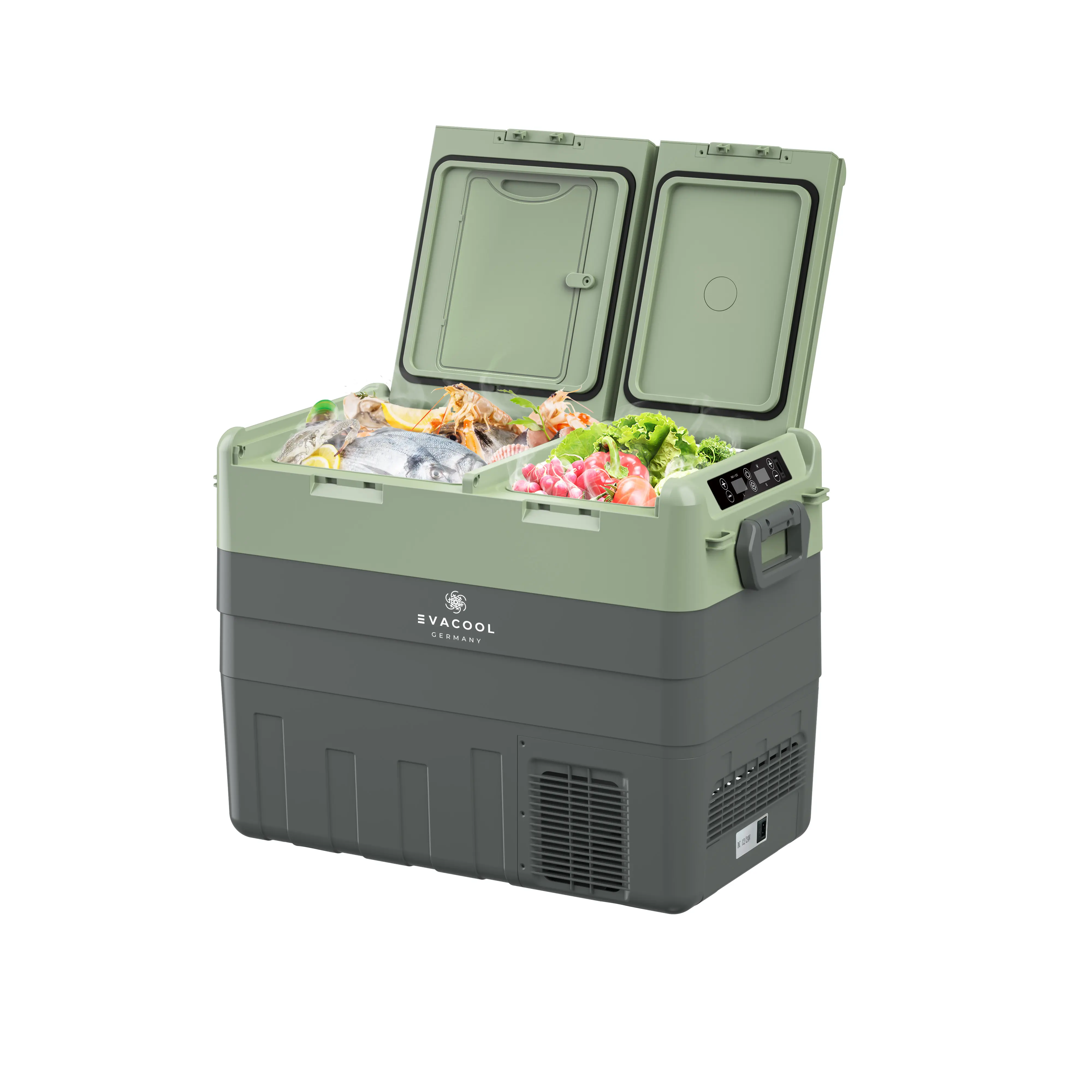 Evacool Ax 55 Litre 12-24V Kompresörlü Araç İçi Buzdolabı (yeşil)