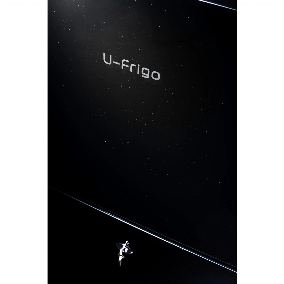 U-Frigo 108 LT Limited Edition 12/24V Kompresörlü Buzdolabı Temperli Cam Kapak SİYAH