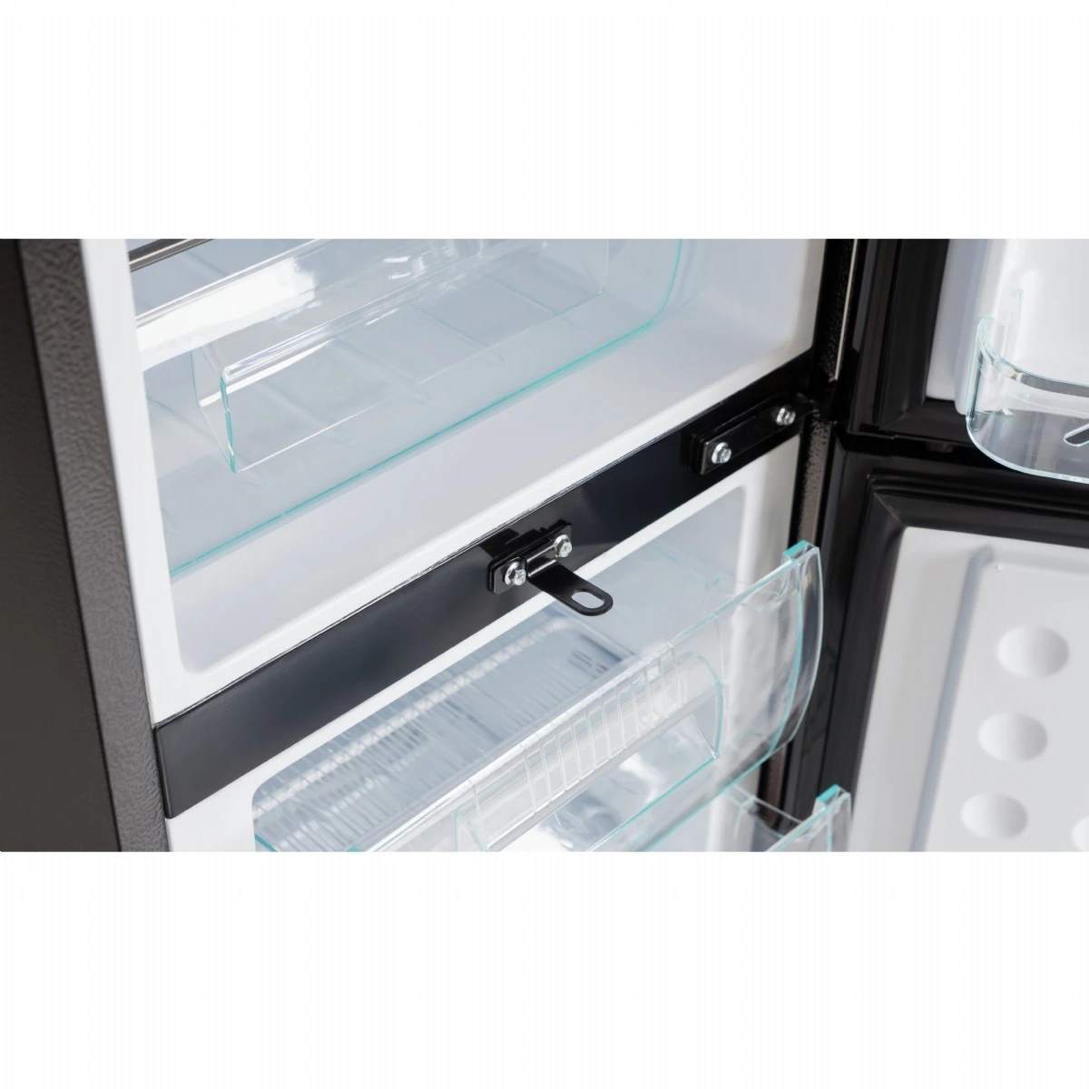 U-FRİGO 176 LT LİMİTED EDİTİON 12/24V KOMPRESÖRLÜ BUZDOLABI TEMPERLİ CAM KAPAK SİYAH